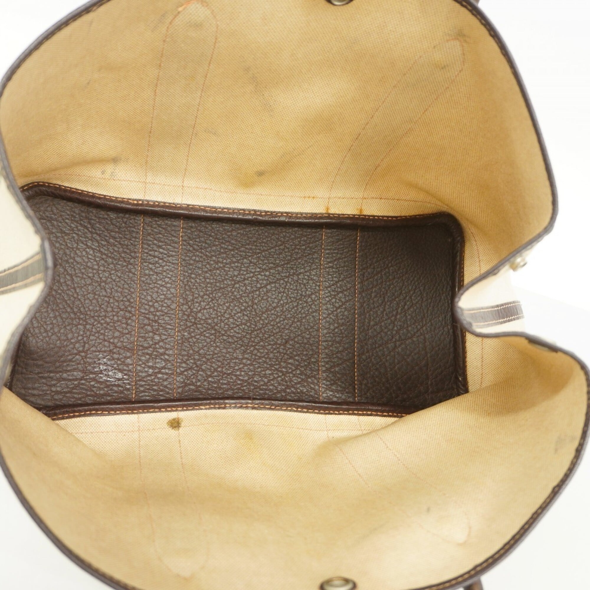 Hermes Brown Toile H Tote Bag (Pre-Owned)