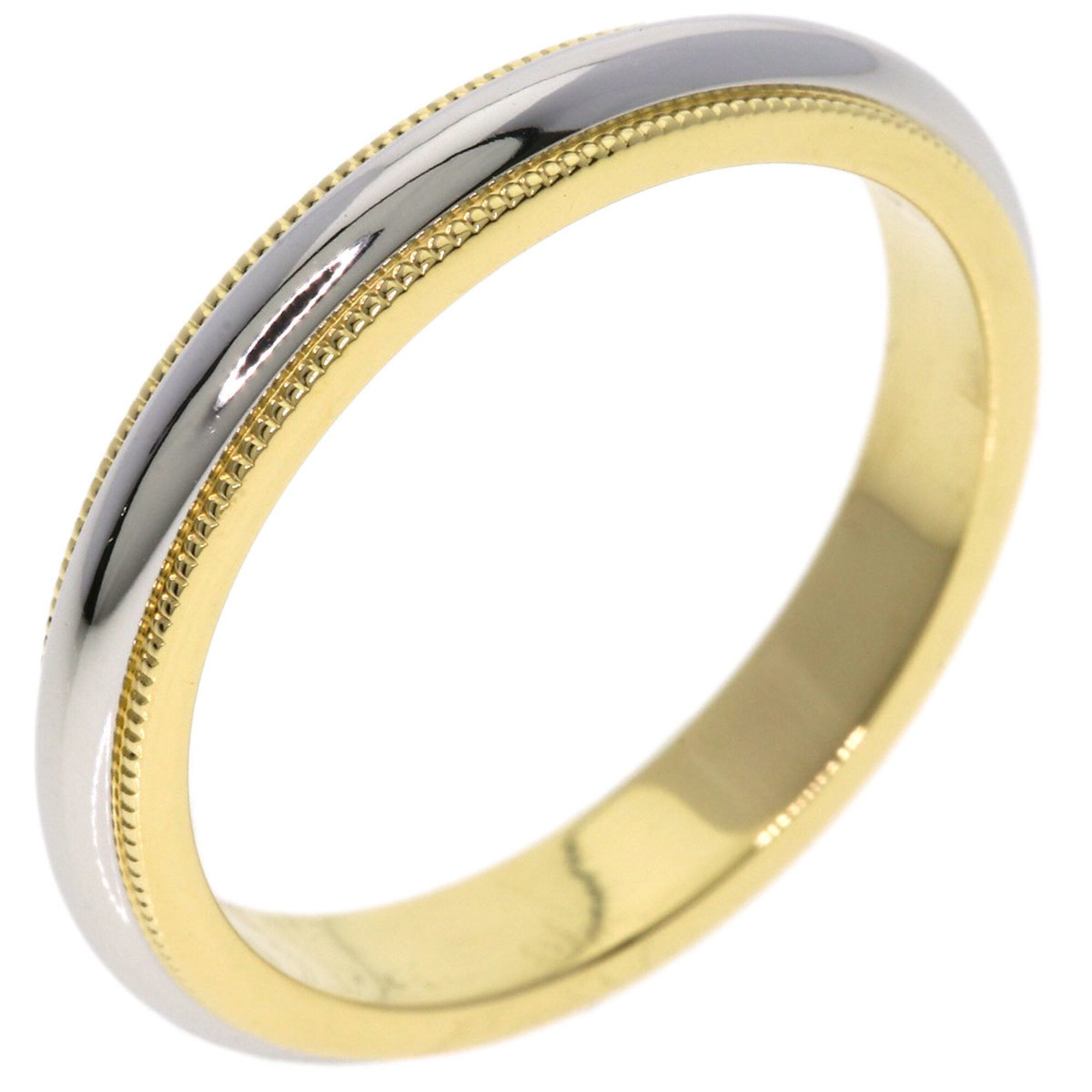 Tiffany Yellow Gold (18K) Platinum 950 Band Ring (Pre-Owned)