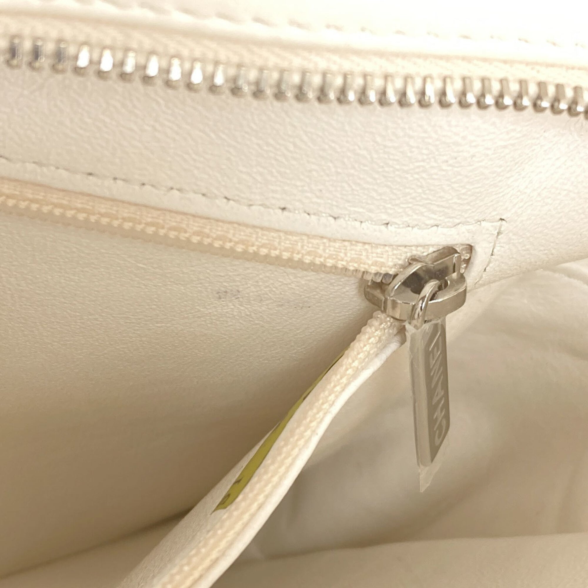 Chanel Black Clear White Tweed Shopping Bag Shoulder Bag (Pre-Owned)