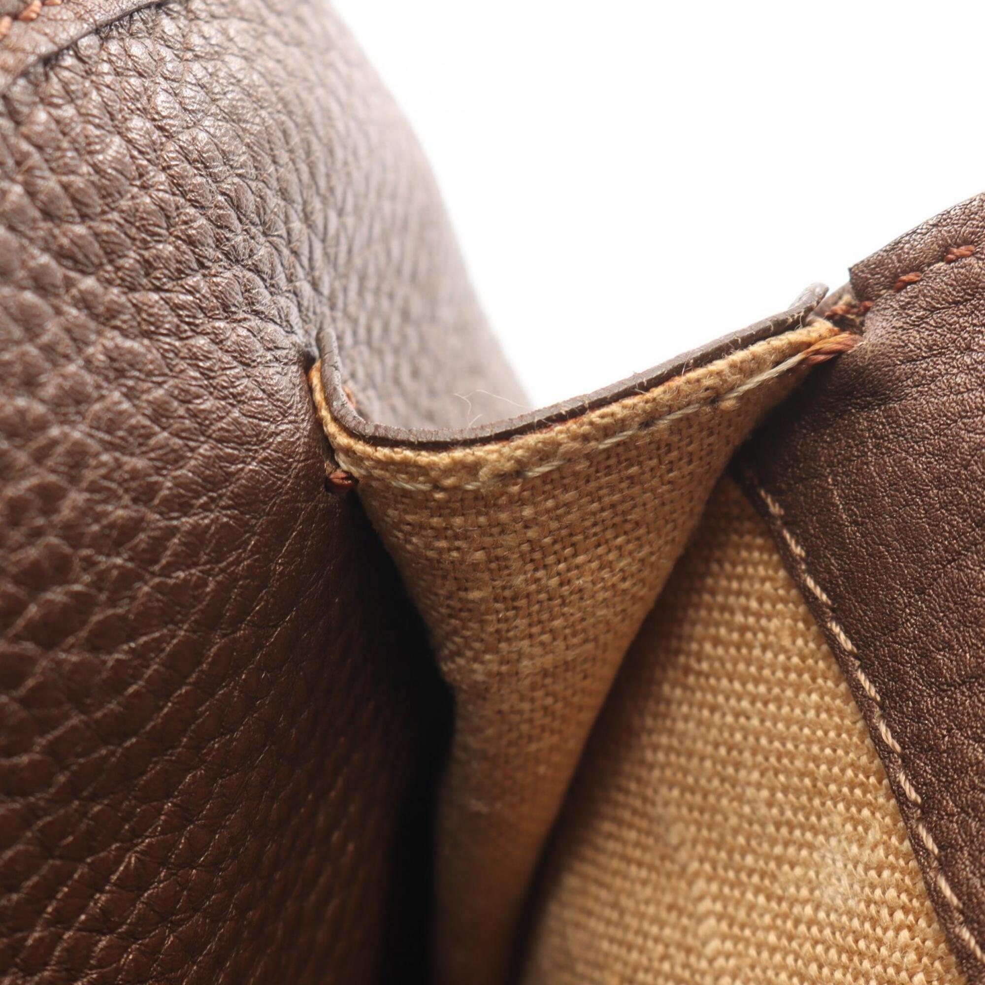 Fendi Brown Leather Handbag (Pre-Owned)