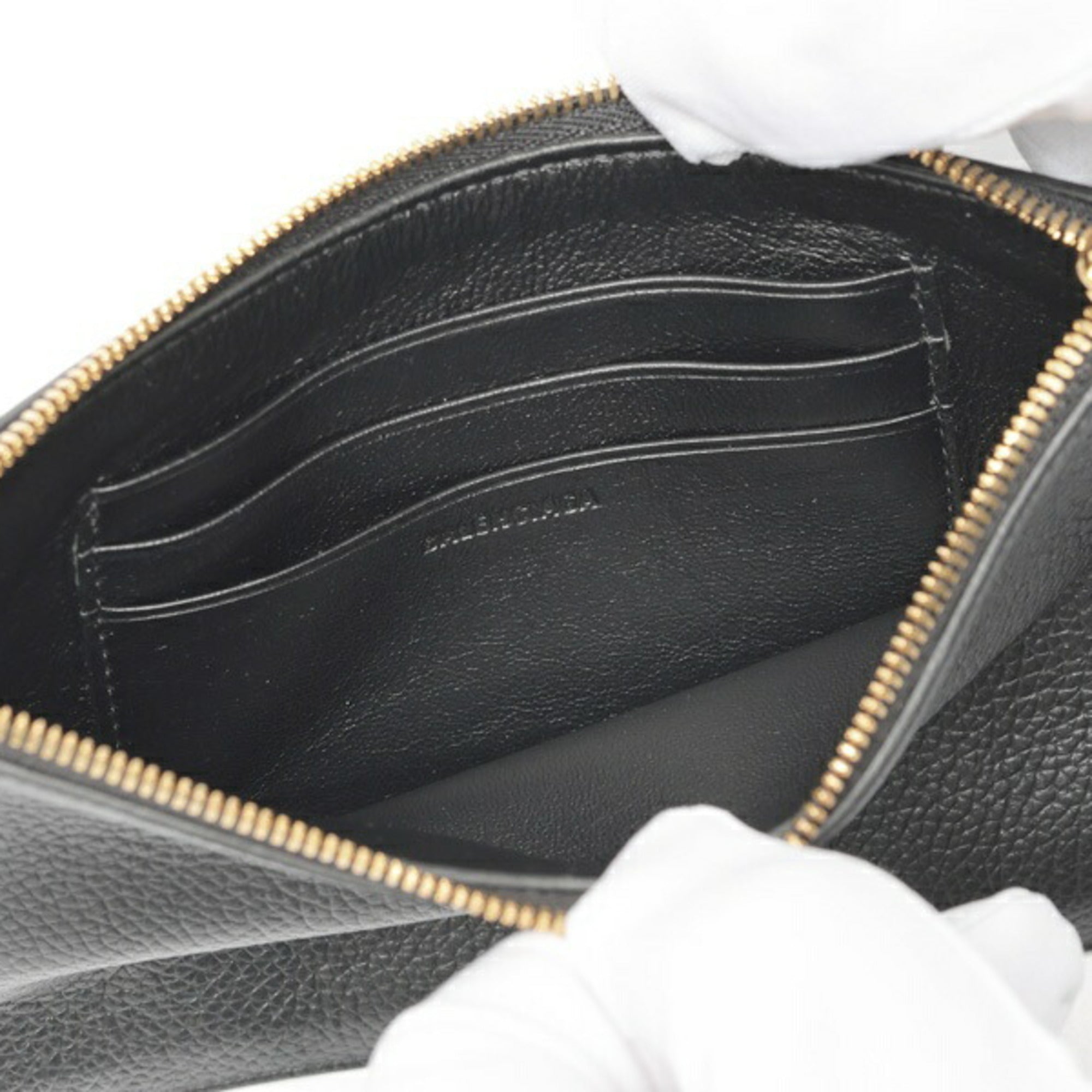 Balenciaga Black Leather Pouch (Pre-Owned)
