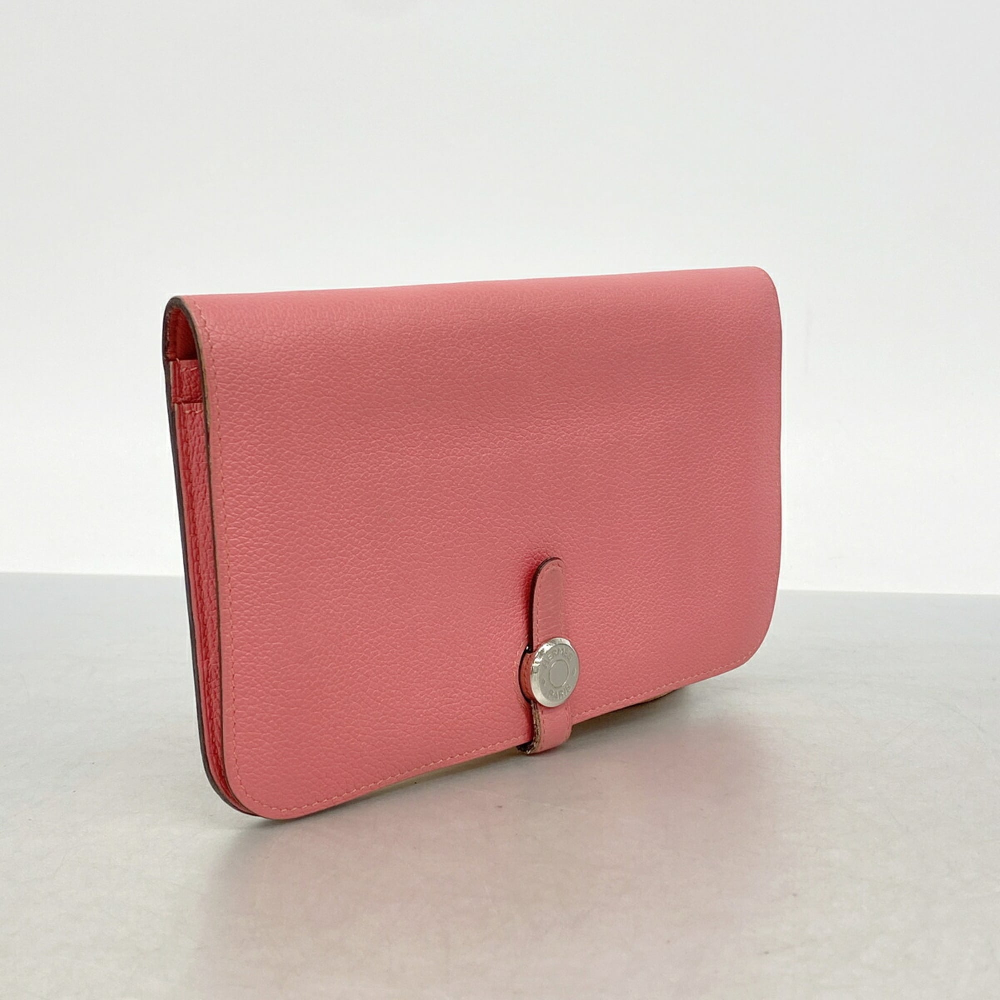 Hermes Pink Long Wallet (Bi-Fold) (Pre-Owned)