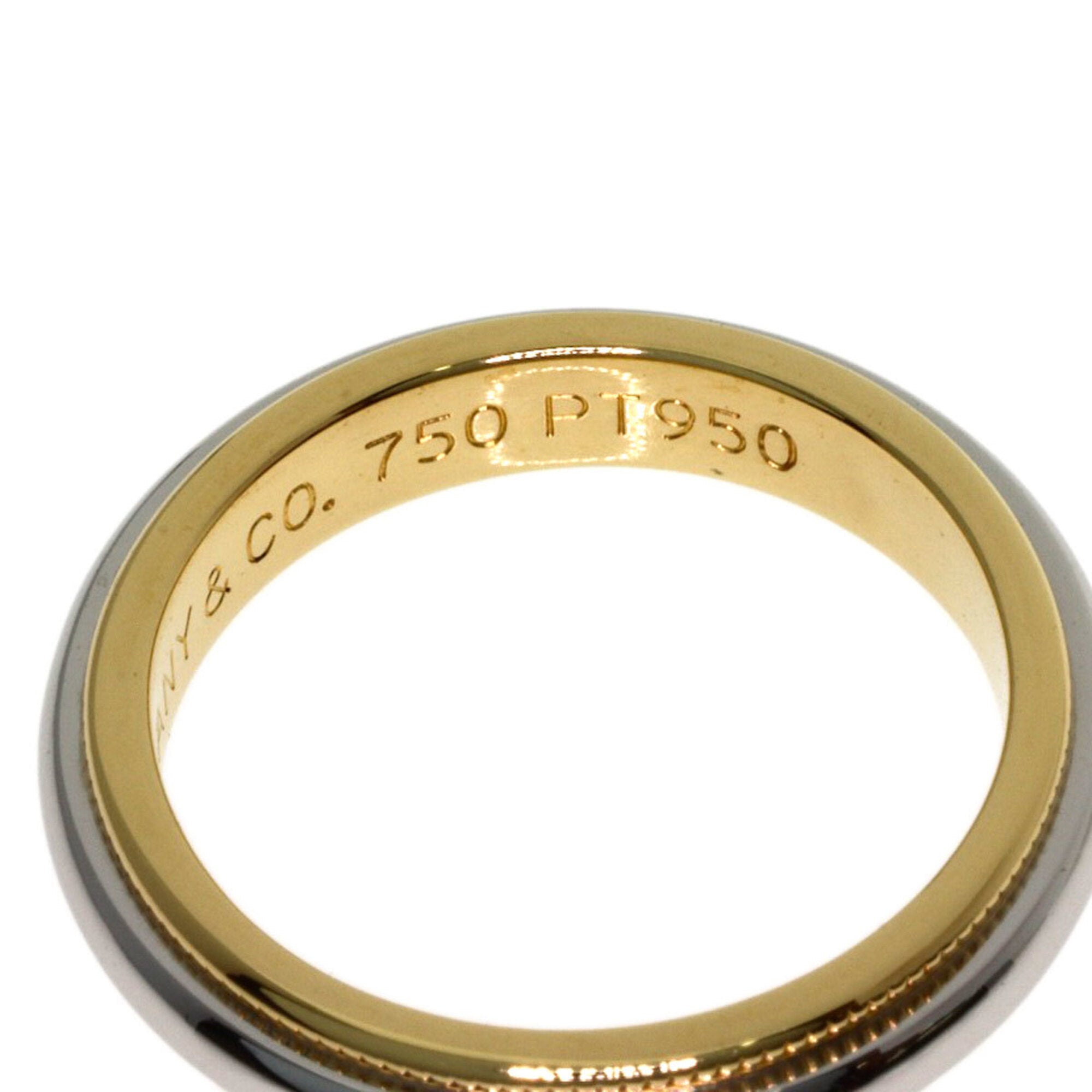 Tiffany Yellow Gold (18K) Platinum 950 Band Ring (Pre-Owned)