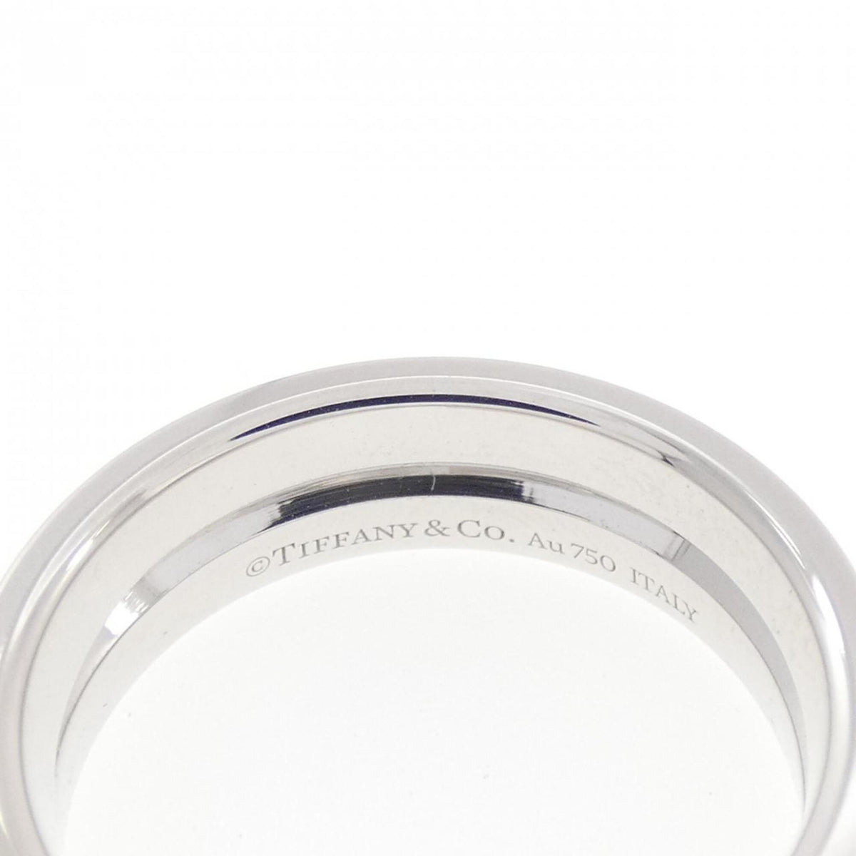 Tiffany White Gold (18K) Band Ring (Pre-Owned)