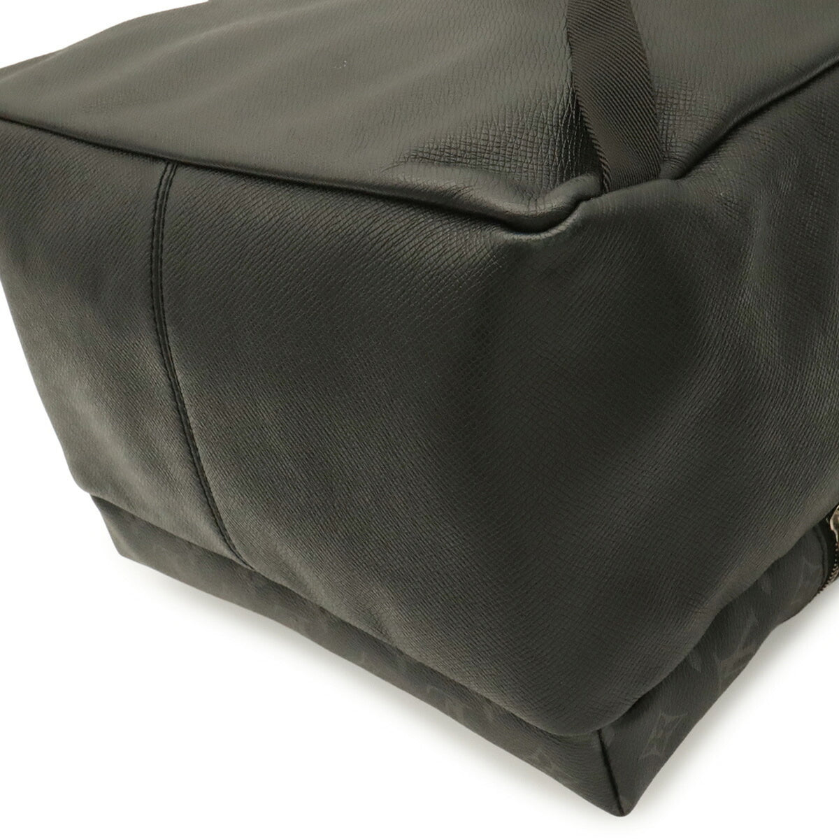 Louis Vuitton Black Gray Monogram Eclipse Canvas Taiga Leather Leather Backpack (Pre-Owned)