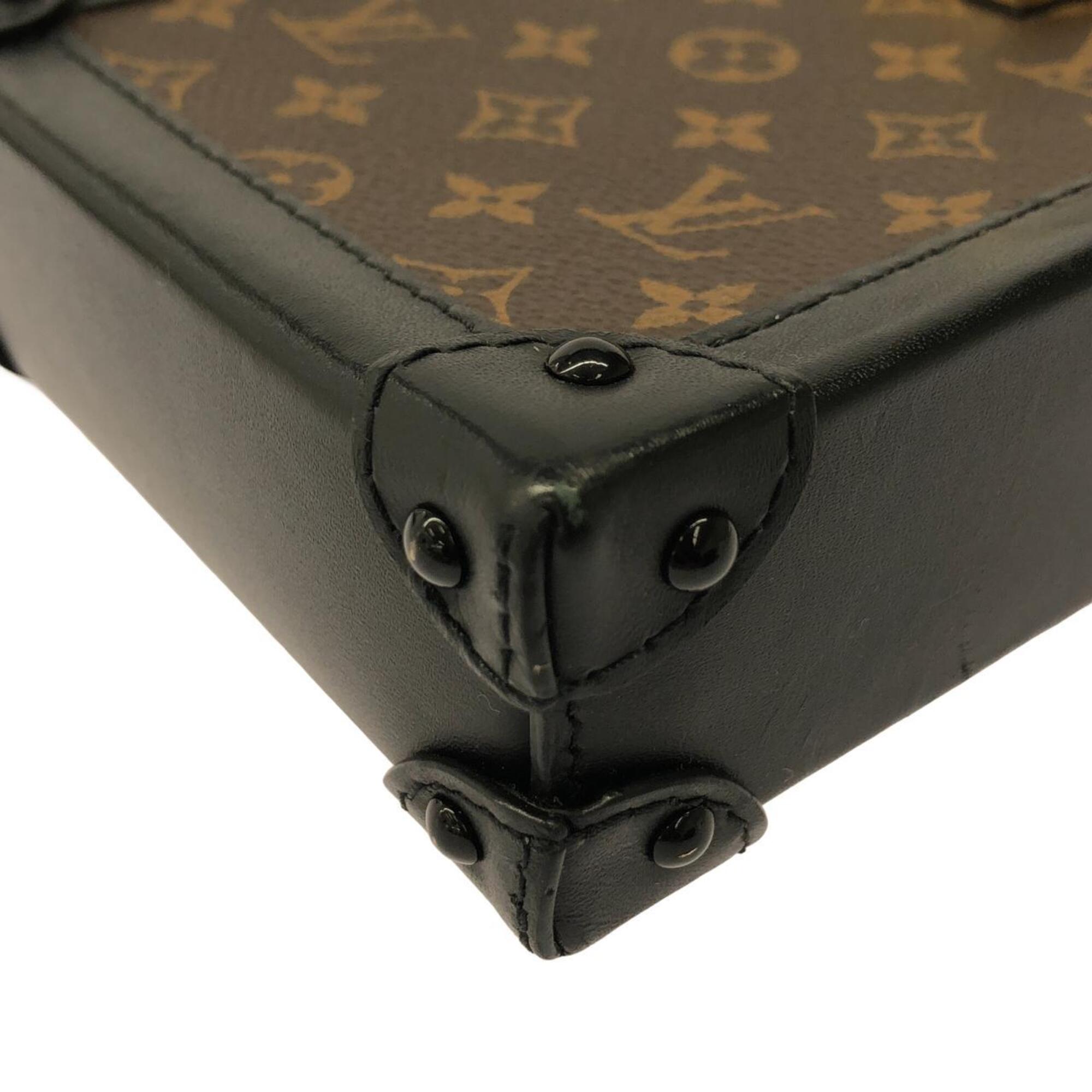 Louis Vuitton Marron Coated Canvas Pochette Shoulder Bag (Pre-Owned)