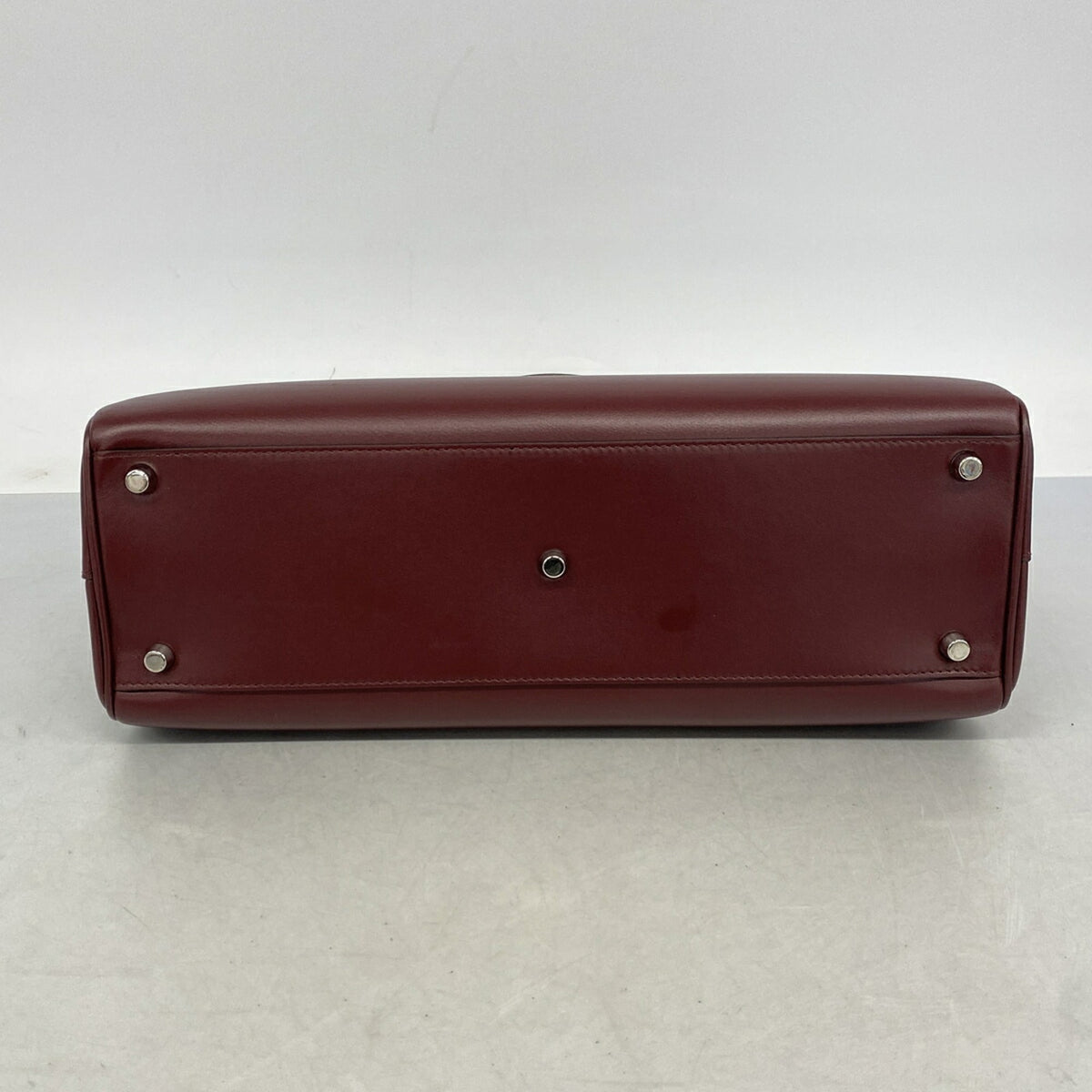 Gucci Bordeaux Leather Handbag (Pre-Owned)