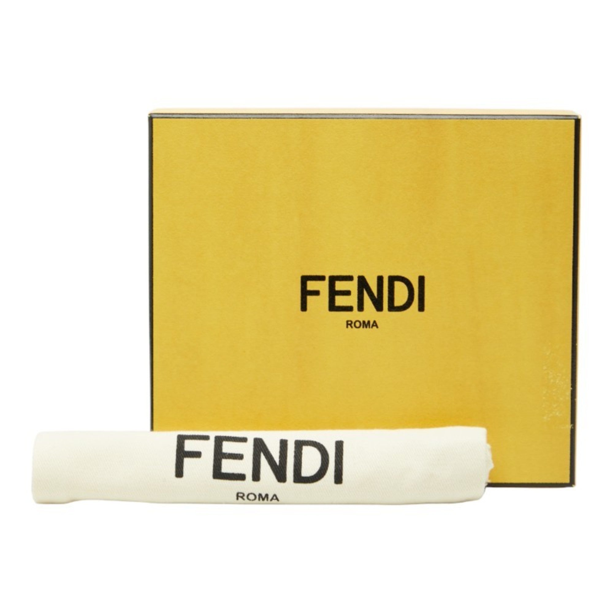 Fendi Grayish Leather Coin Purse/Coin Case (Pre-Owned)
