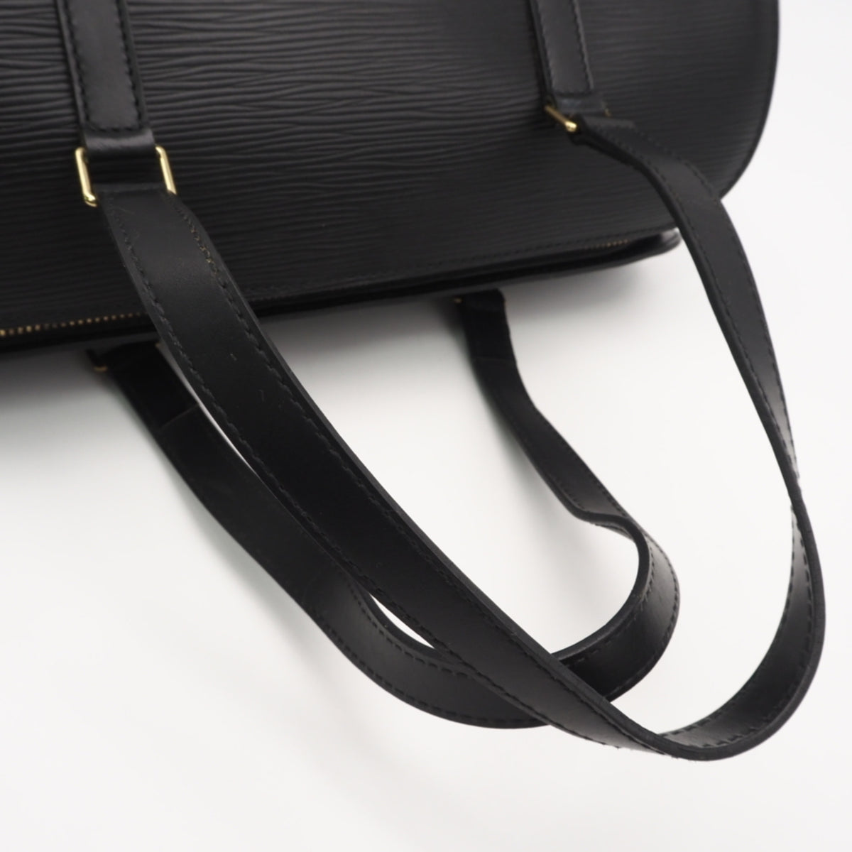 Louis Vuitton Epi Black Noir Leather Handbag (Pre-Owned)