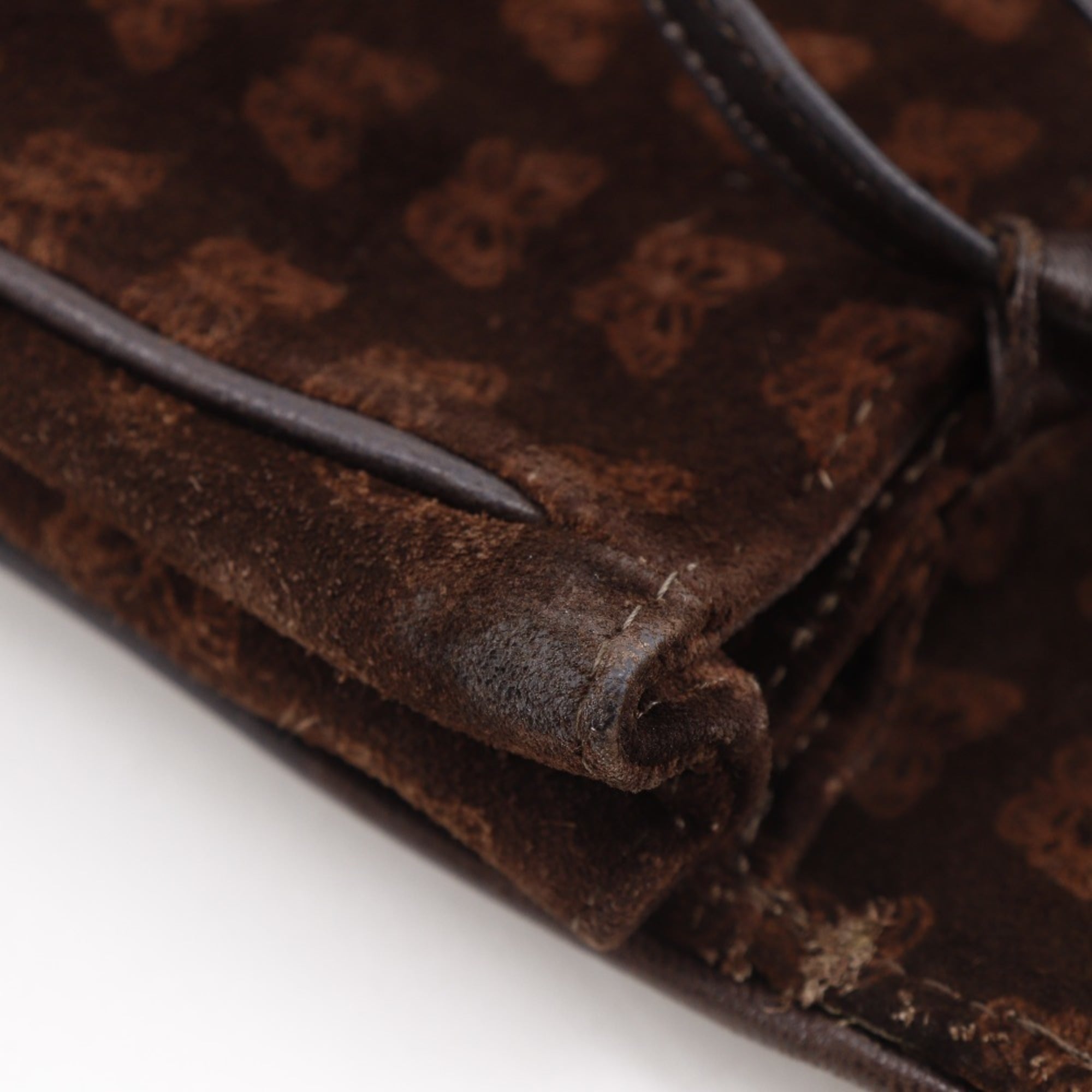 Bottega Veneta Brown Suede Shoulder Bag Tote Bag (Pre-Owned)
