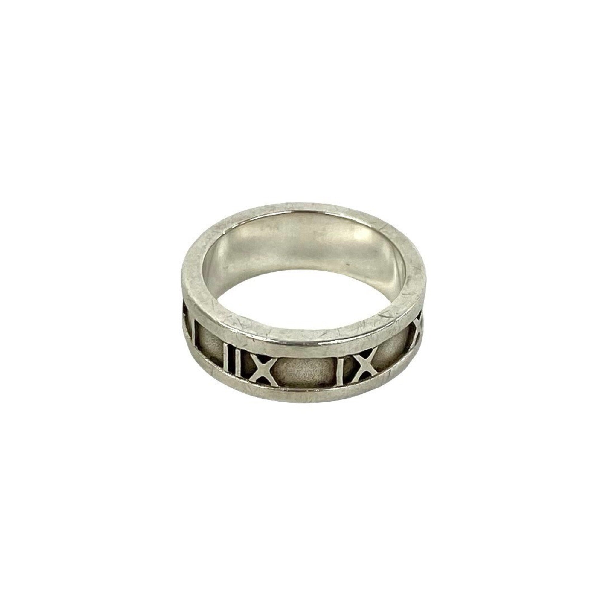 Tiffany Silver Silver 925 Band Ring (Pre-Owned)