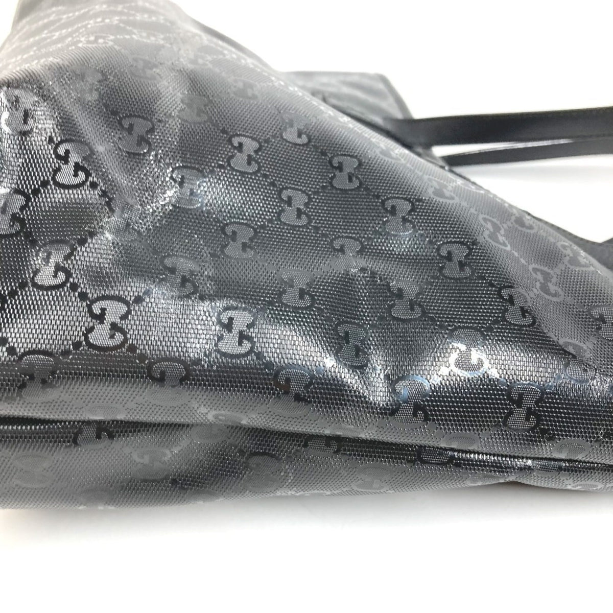 Gucci Black Gg Imprimé Shoulder Bag Tote Bag (Pre-Owned)