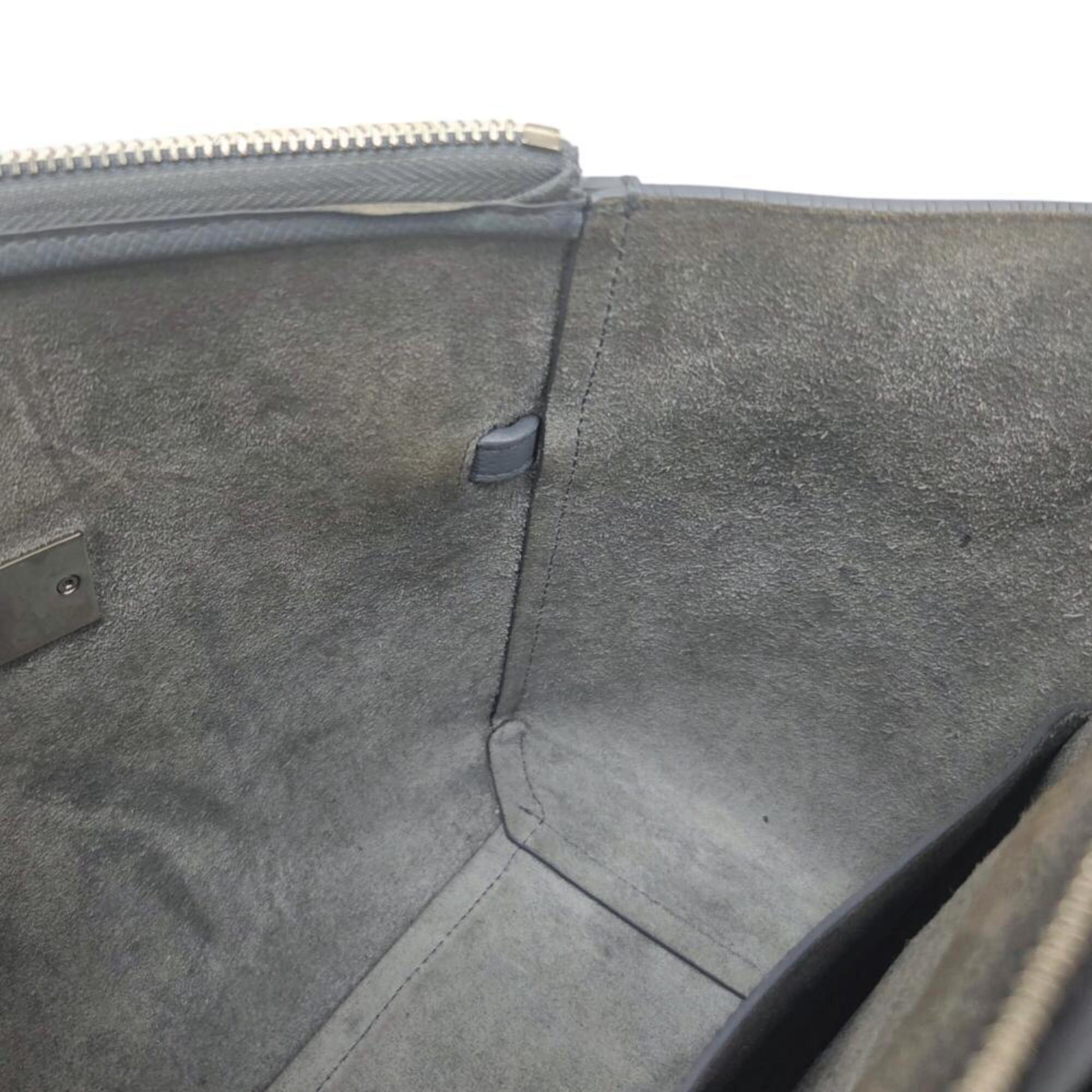 Celine Blue Leather Handbag Shoulder Bag (Pre-Owned)