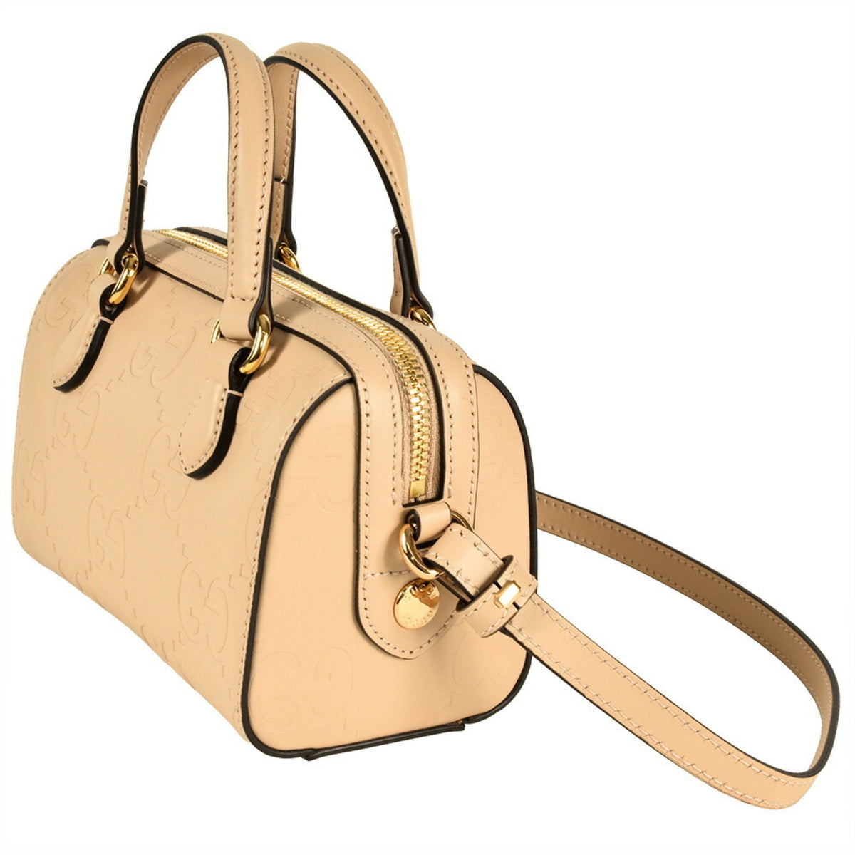 Gucci Beige Leather Handbag (Pre-Owned)