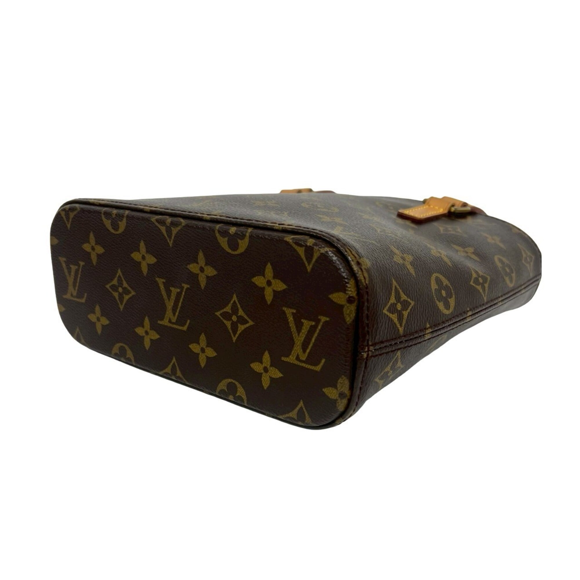 Louis Vuitton Brown Pvc Leather Handbag Tote Bag (Pre-Owned)