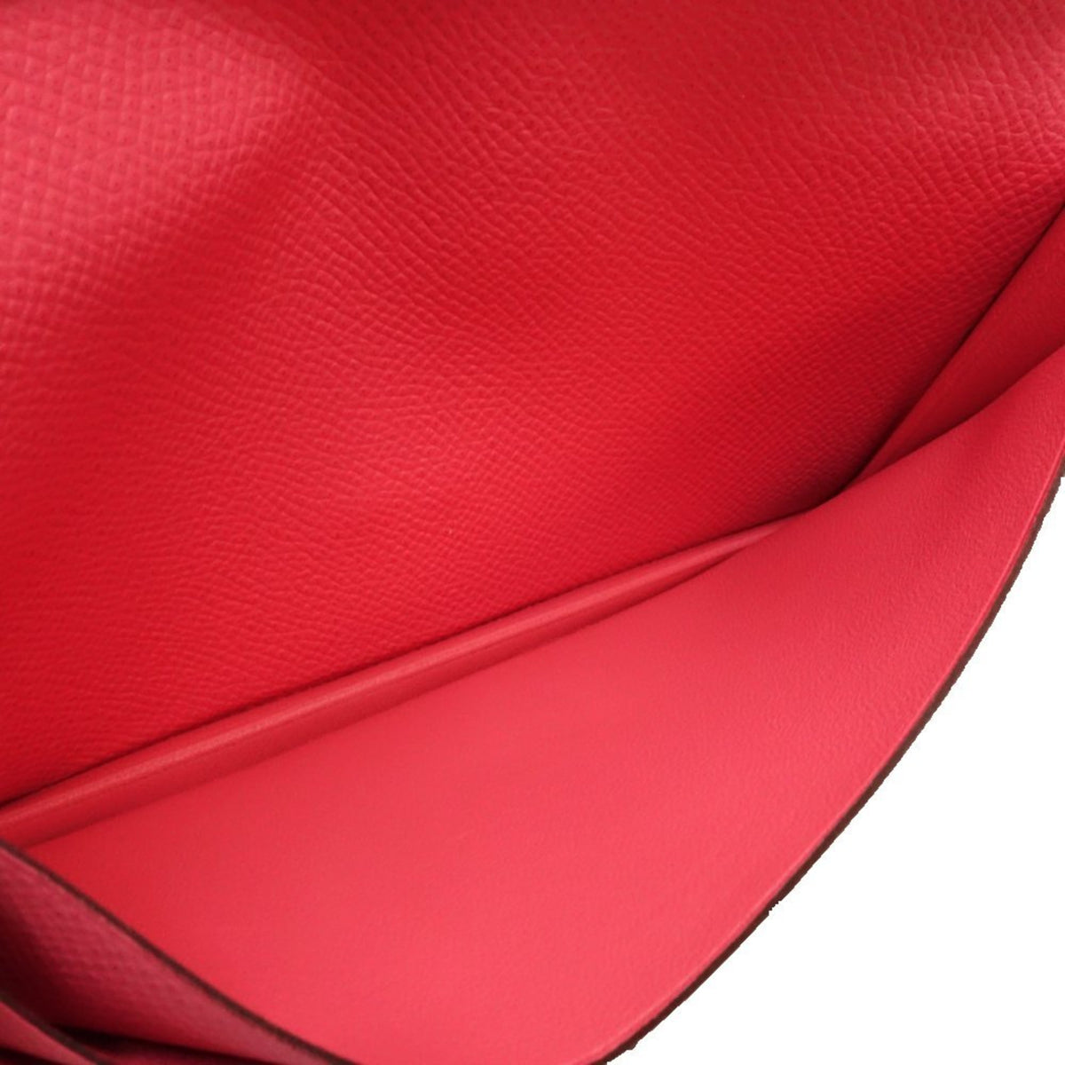 Hermes Pink Epsom Leather Long Wallet (Bi-Fold) (Pre-Owned)