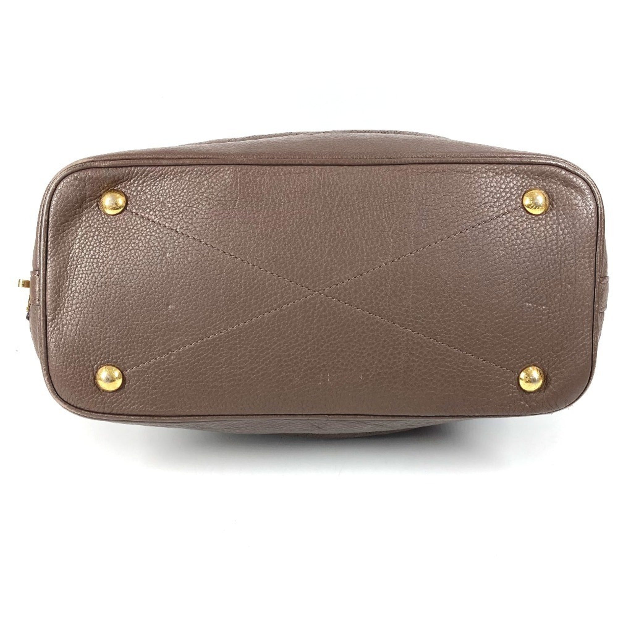 Louis Vuitton Brown Monogram Mahina Leather Leather Handbag Shoulder Bag Tote Bag (Pre-Owned)