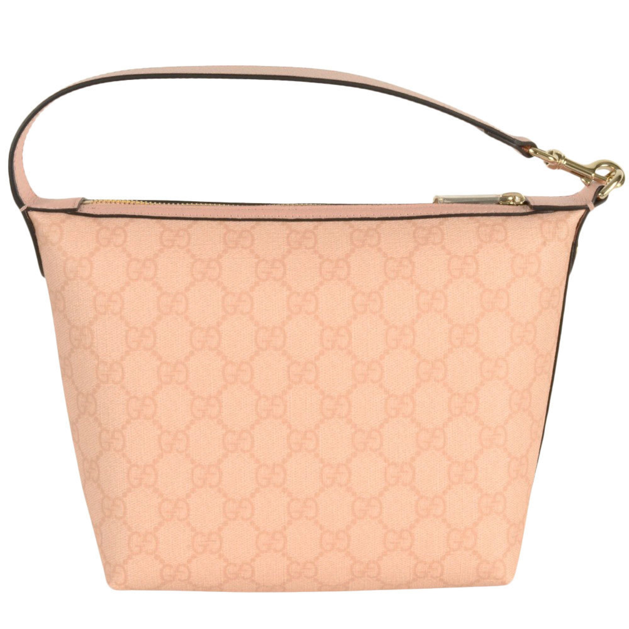 Gucci Pink Gg Supreme Shoulder Bag (Pre-Owned)