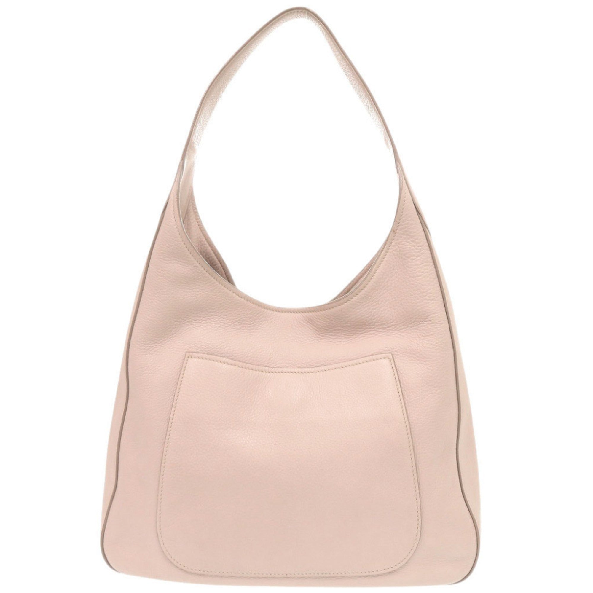 Prada Pink Leather Shoulder Bag (Pre-Owned)