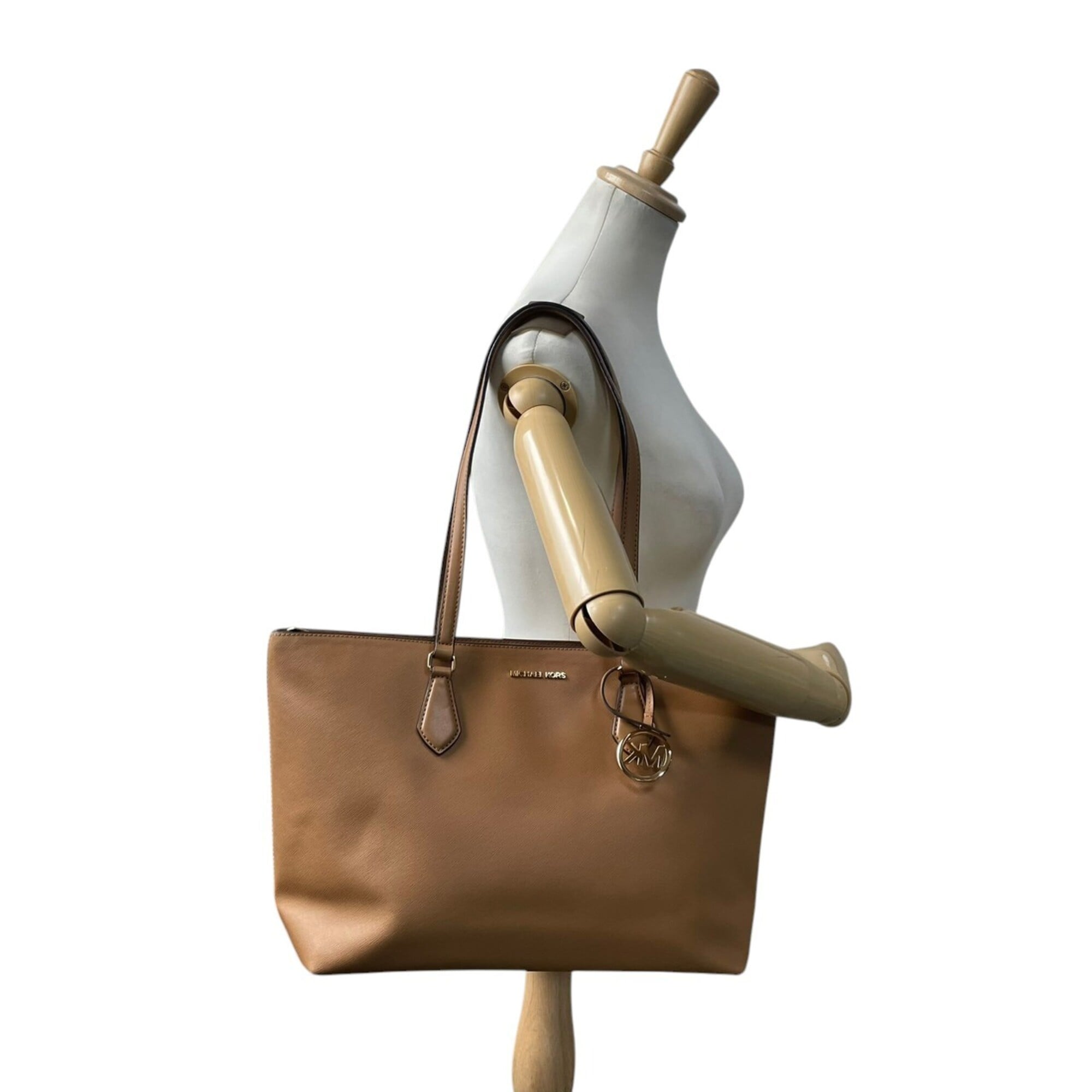 Michael Kors Leather Handbag Tote Bag (Pre-Owned)