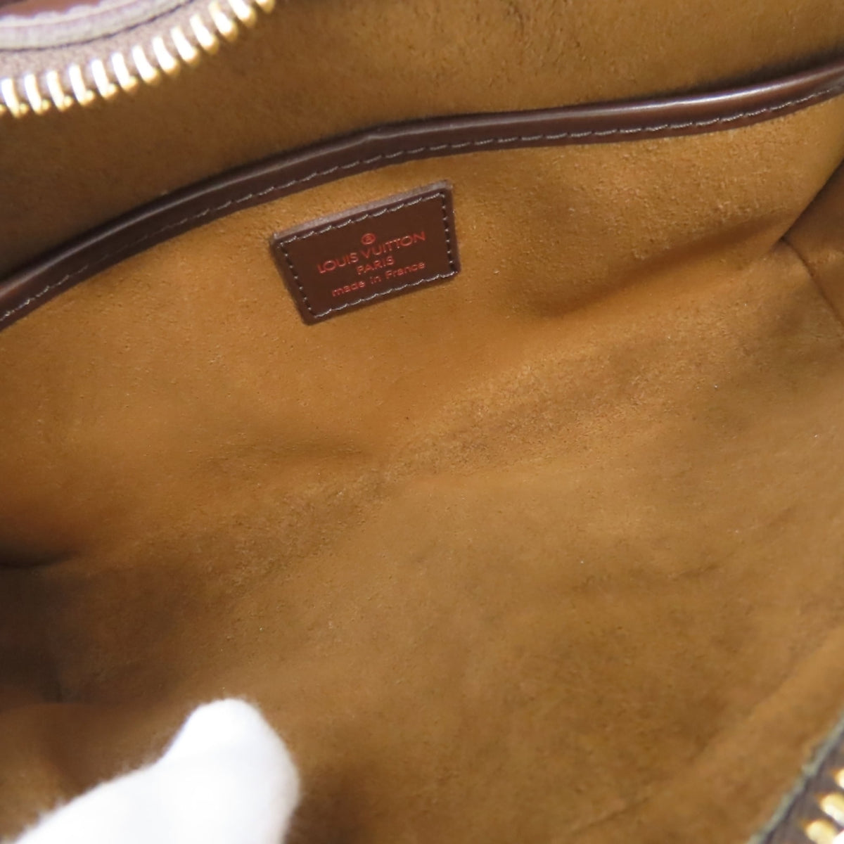 Louis Vuitton Damier Brown Damier Canvas Ebene Damier Canvas Clutch Bag (Pre-Owned)