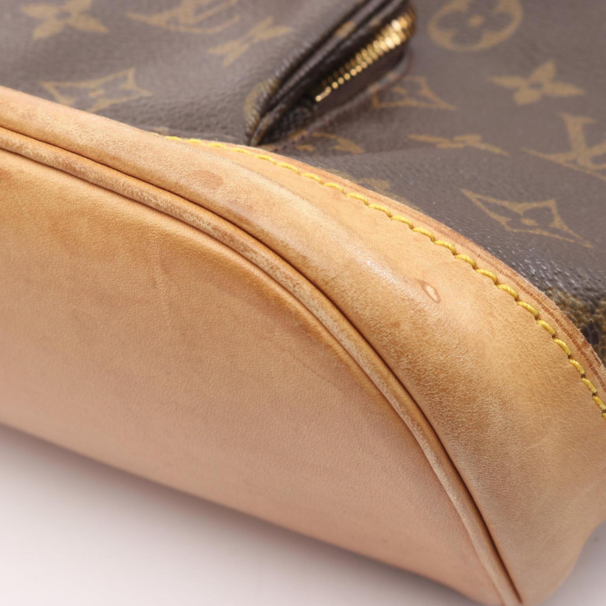 Louis Vuitton Brown Coated Canvas Monogram Pvc Leather Backpack (Pre-Owned)