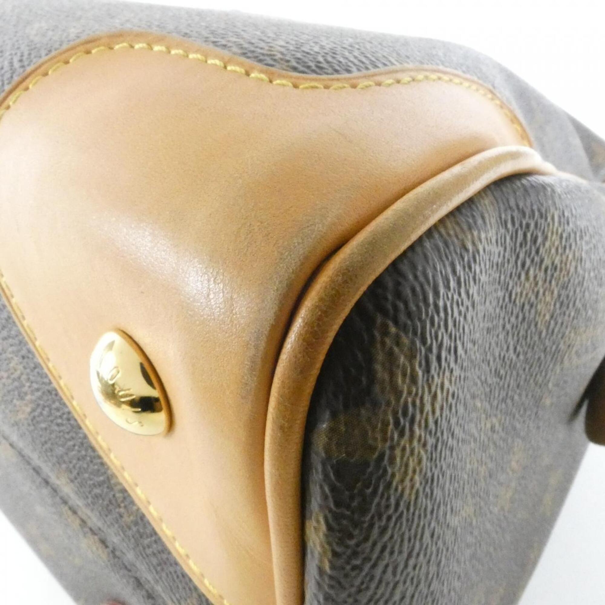 Louis Vuitton Brown Coated Canvas Handbag (Pre-Owned)