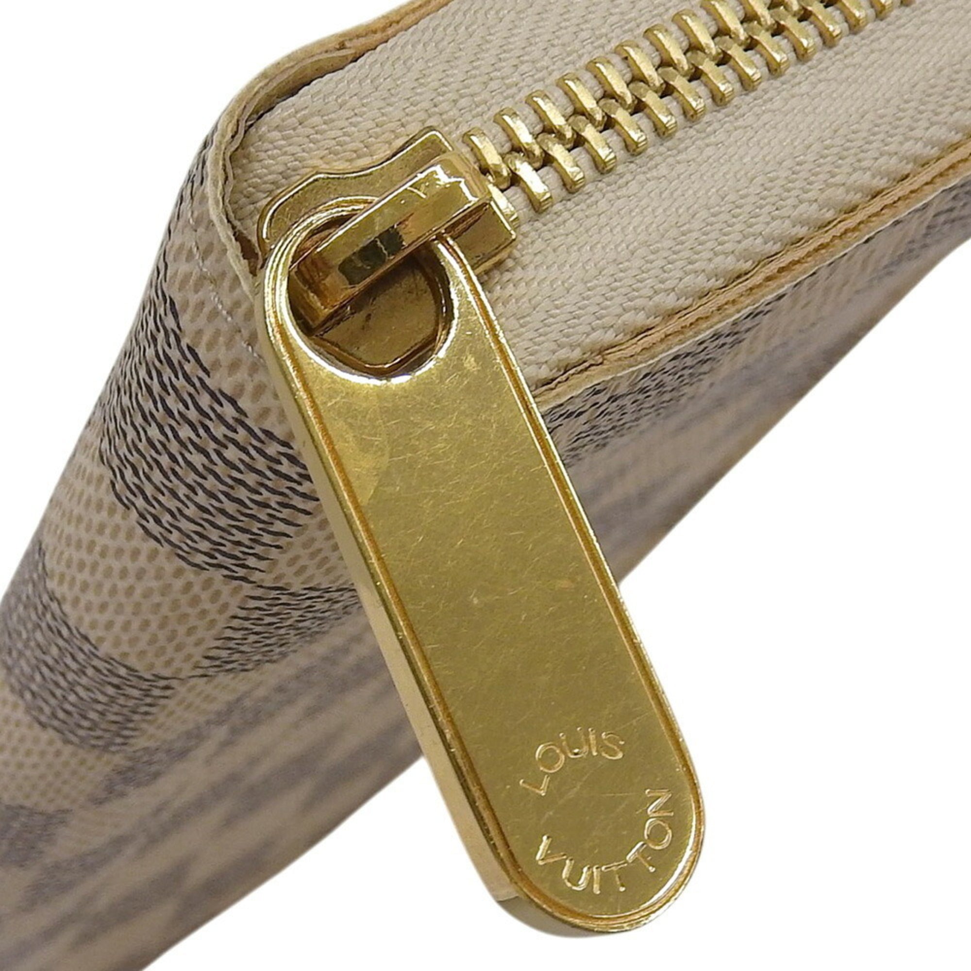 Louis Vuitton Damier Azur Damier Azur Long Wallet (Bi-Fold) (Pre-Owned)
