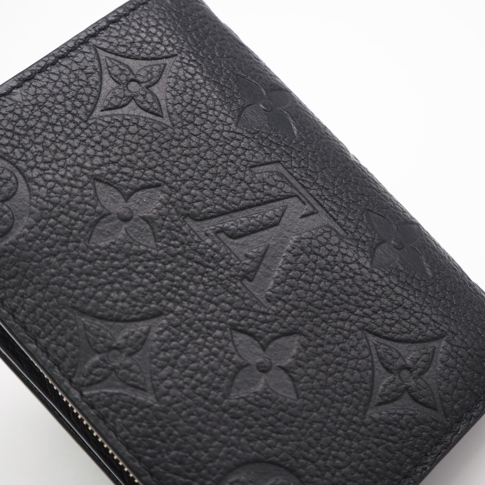 Louis Vuitton Monogram Empreinte Black Noir Leather Wallet (Bi-Fold) (Pre-Owned)