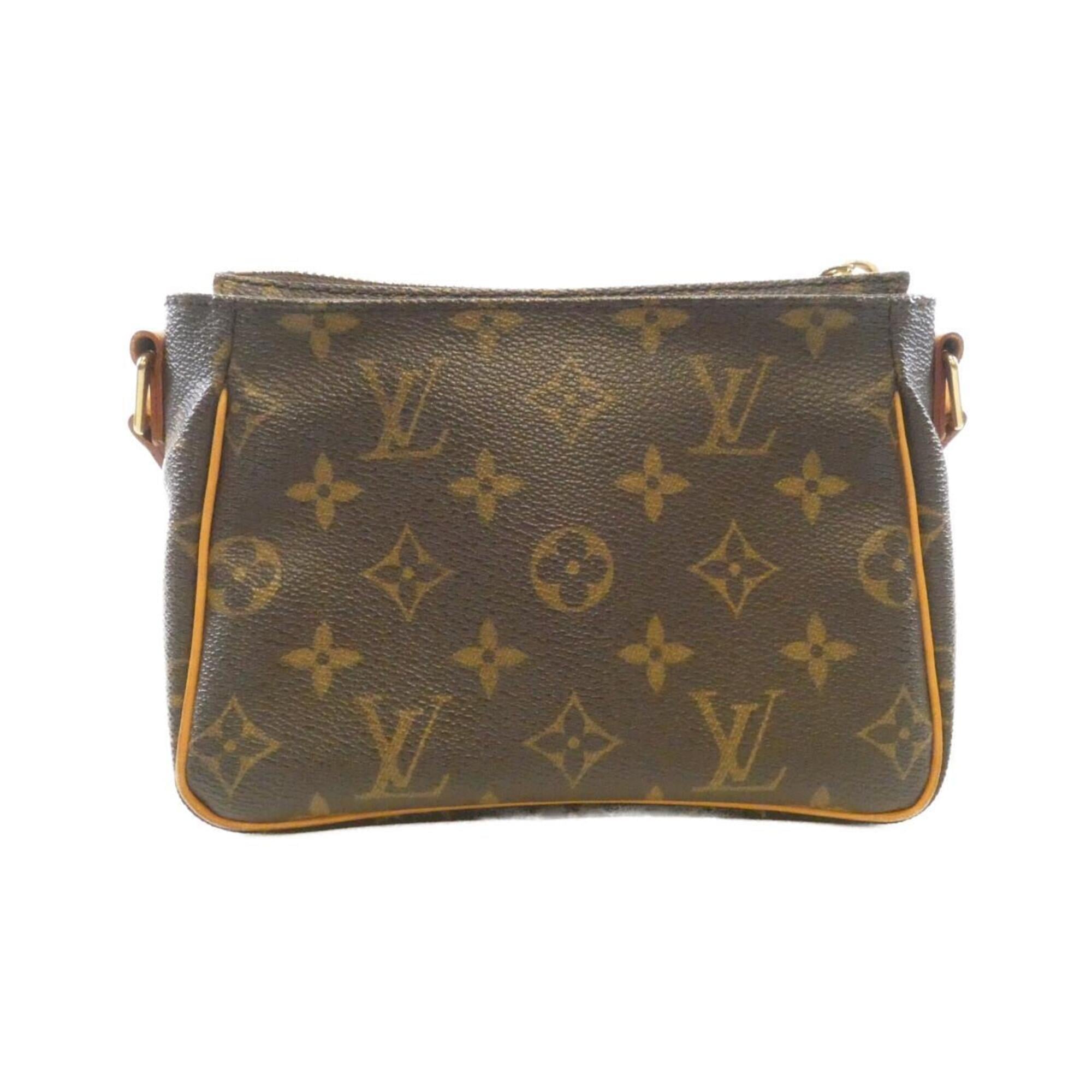 Louis Vuitton Brown Coated Canvas Shoulder Bag (Pre-Owned)