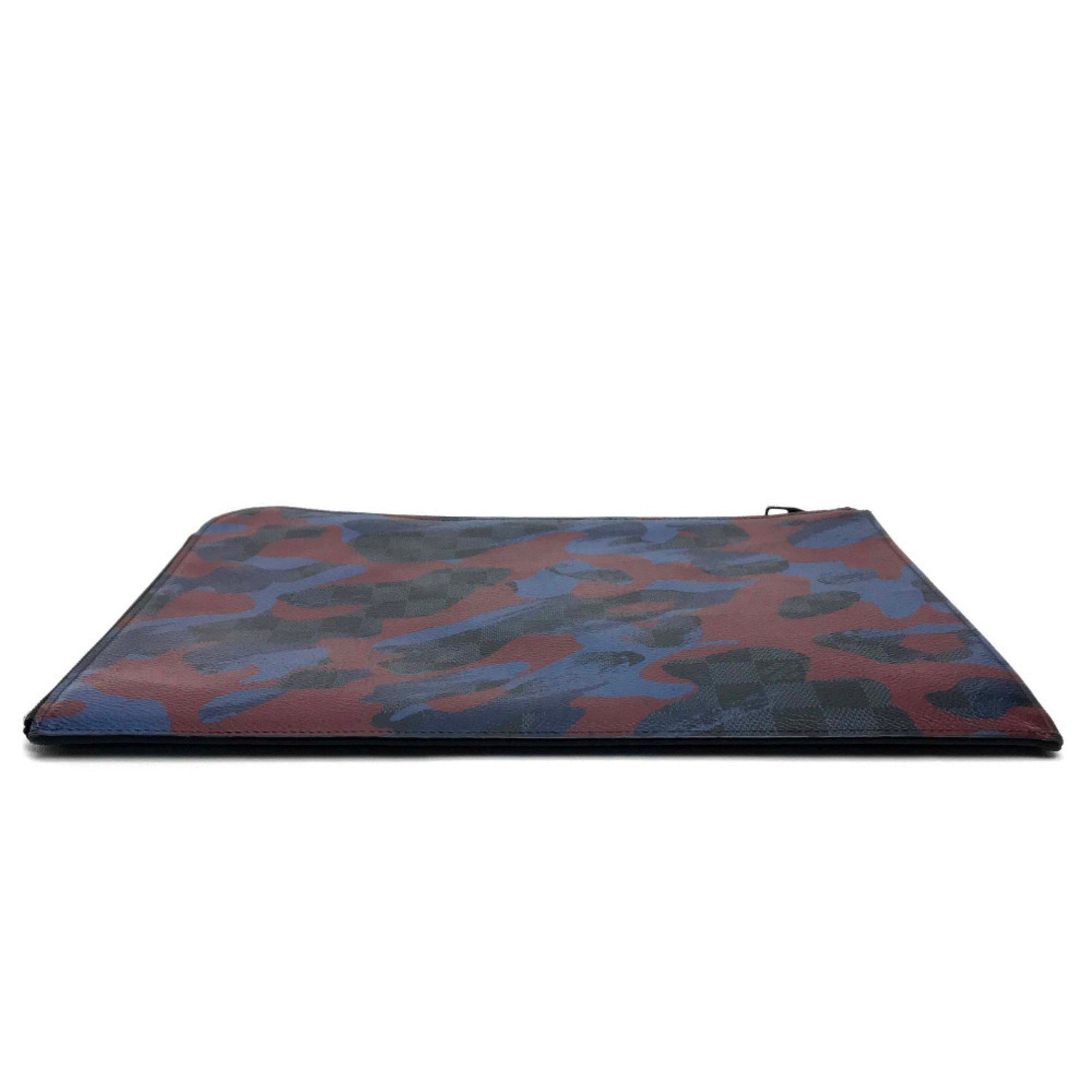 Louis Vuitton Camouflage Multi-Color Damier Graphite Clutch Bag Pochette Pouch (Pre-Owned)