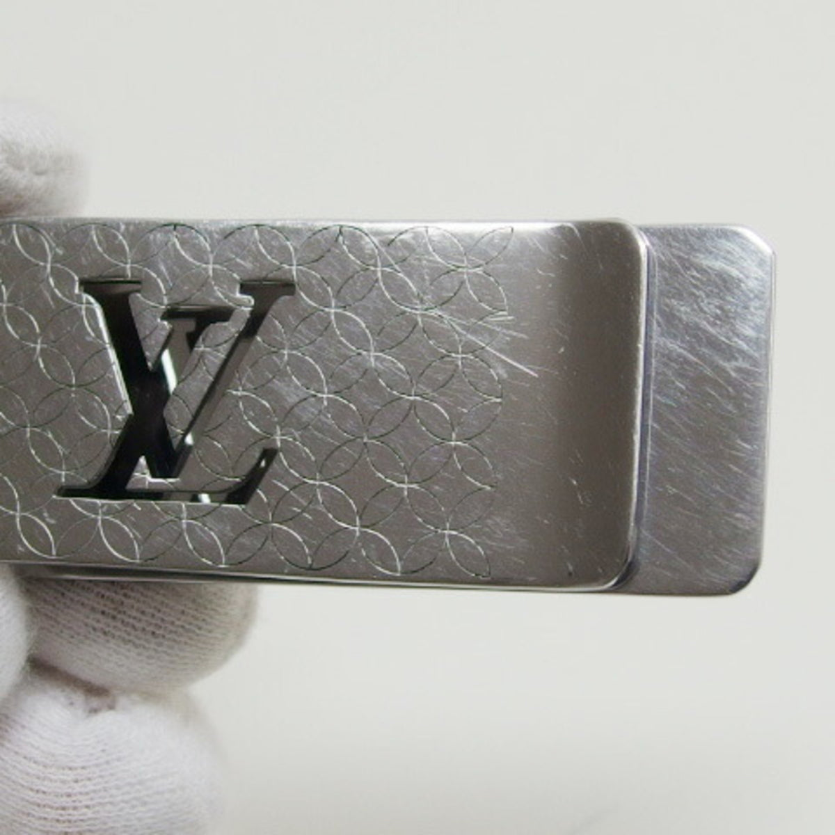 Louis Vuitton Silver Stainless Steel Money Clip (Pre-Owned)