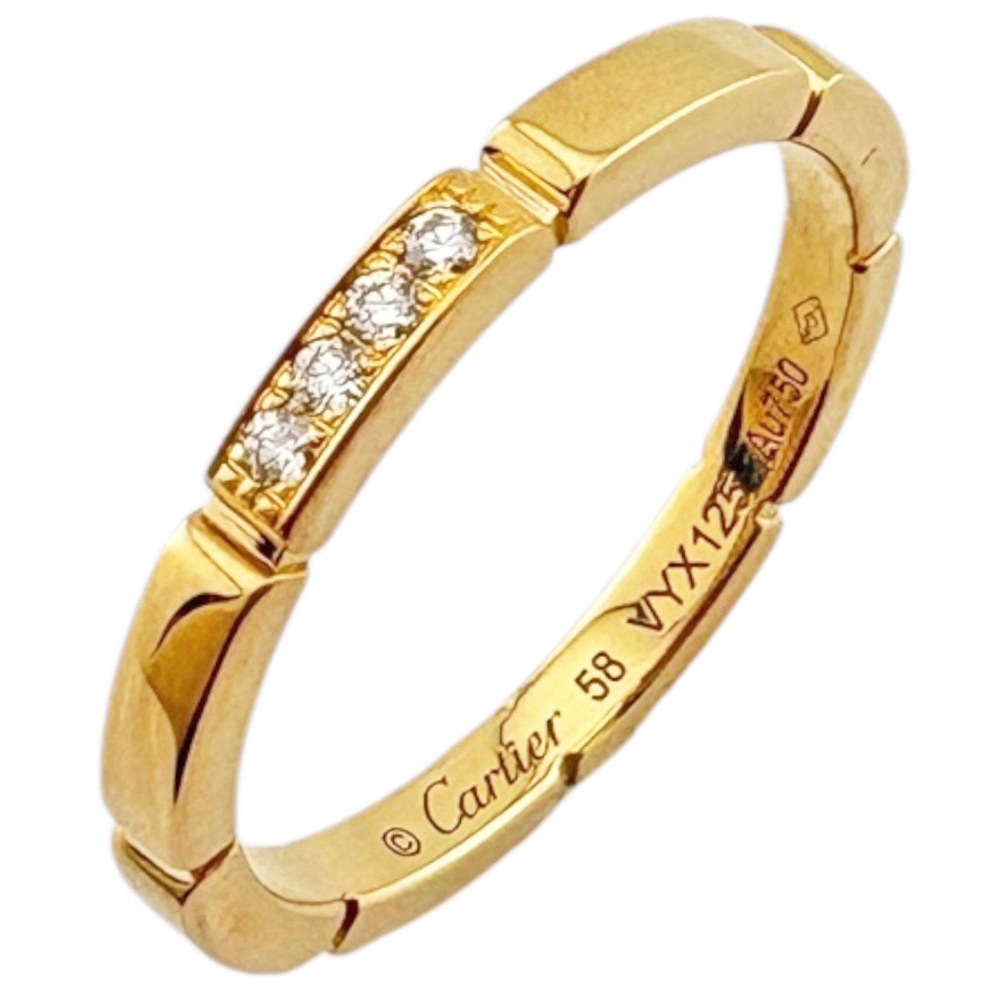 Cartier Gold Yellow Gold (18K) Band Ring (Pre-Owned)