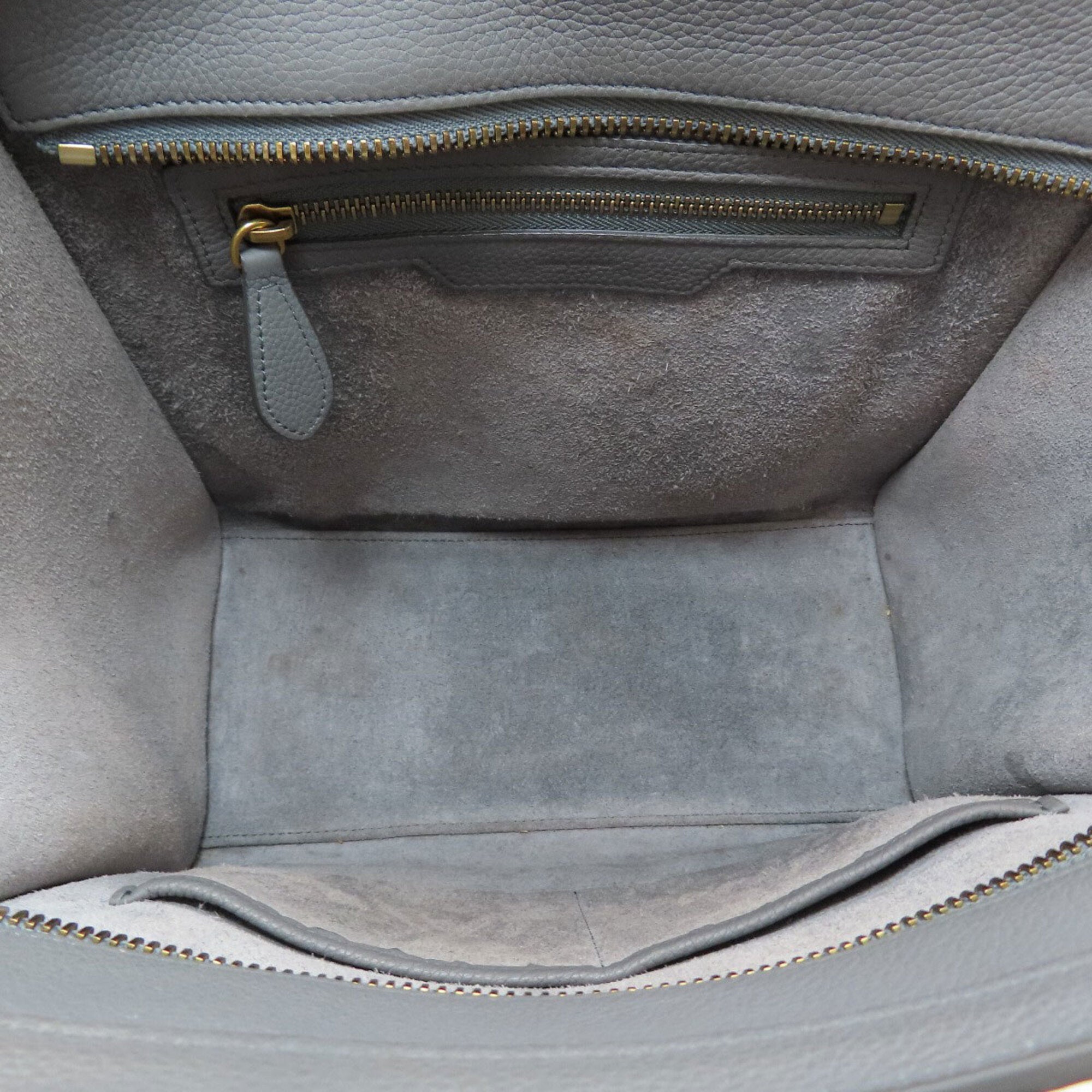 Celine Gray Leather Handbag (Pre-Owned)
