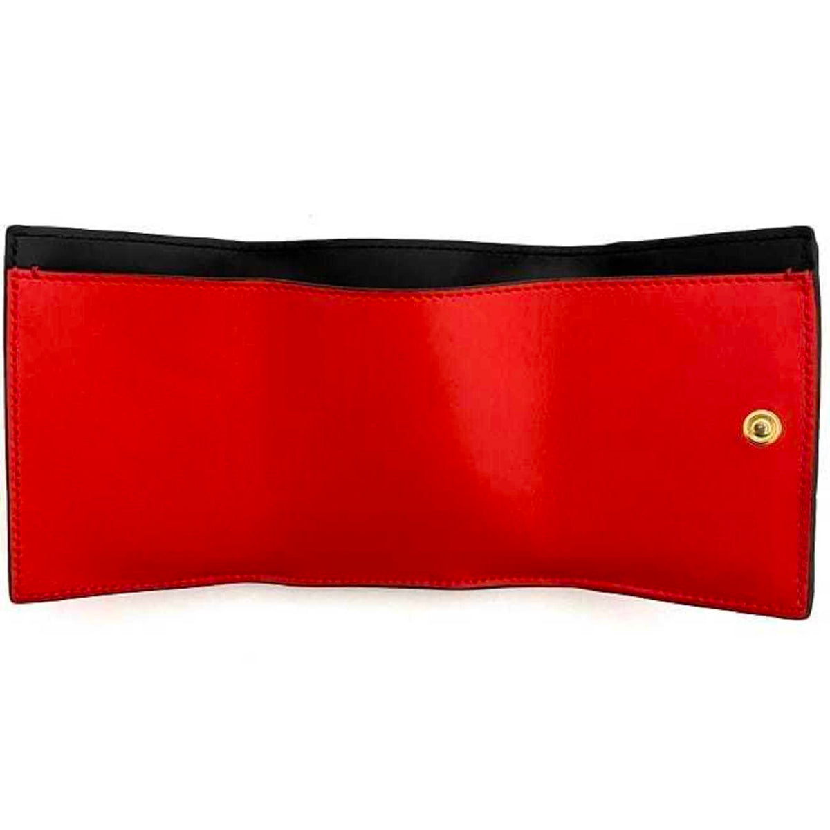 Loewe Red Color Leather Wallet (Tri-Fold) (Pre-Owned)