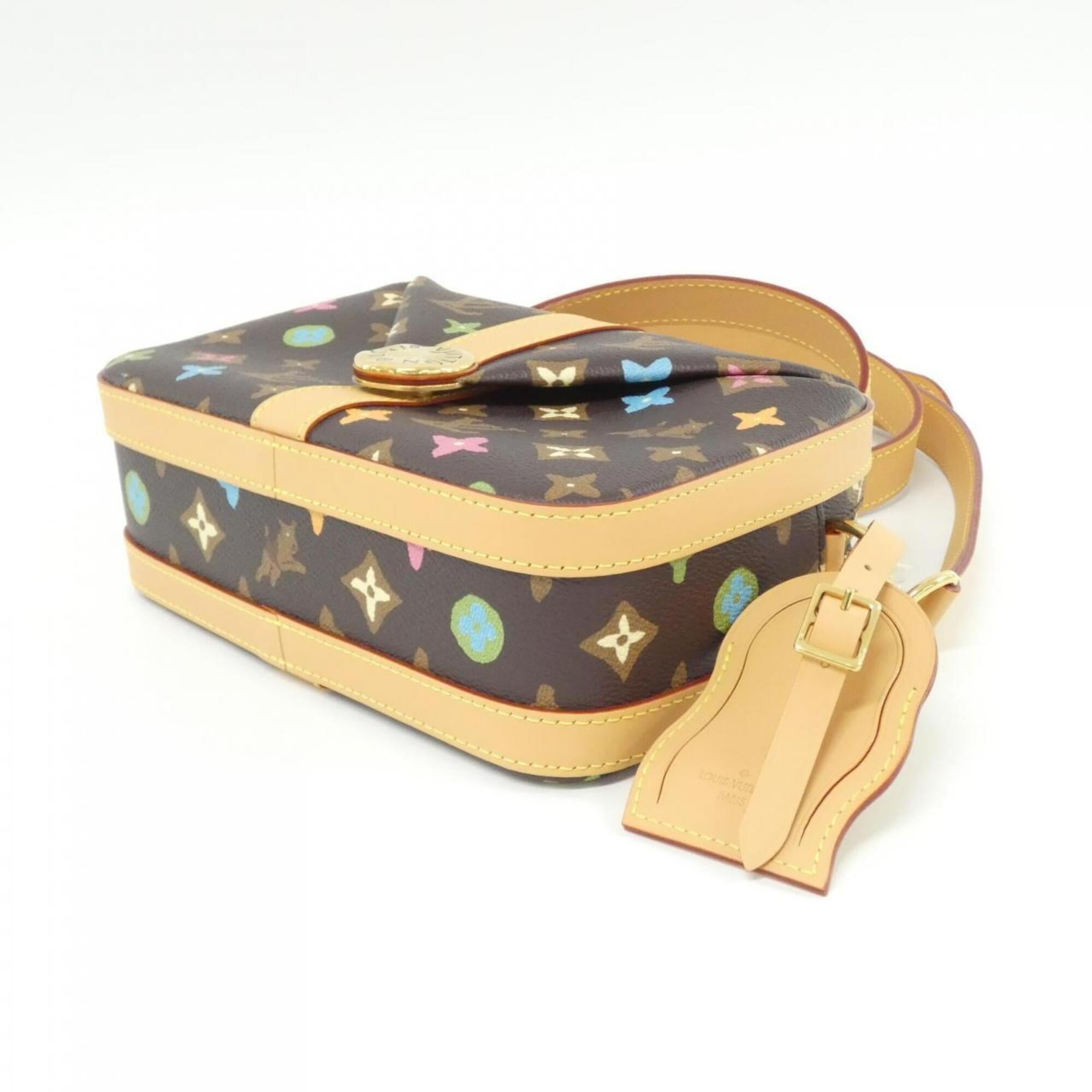 Louis Vuitton Brown Coated Canvas Shoulder Bag (Pre-Owned)