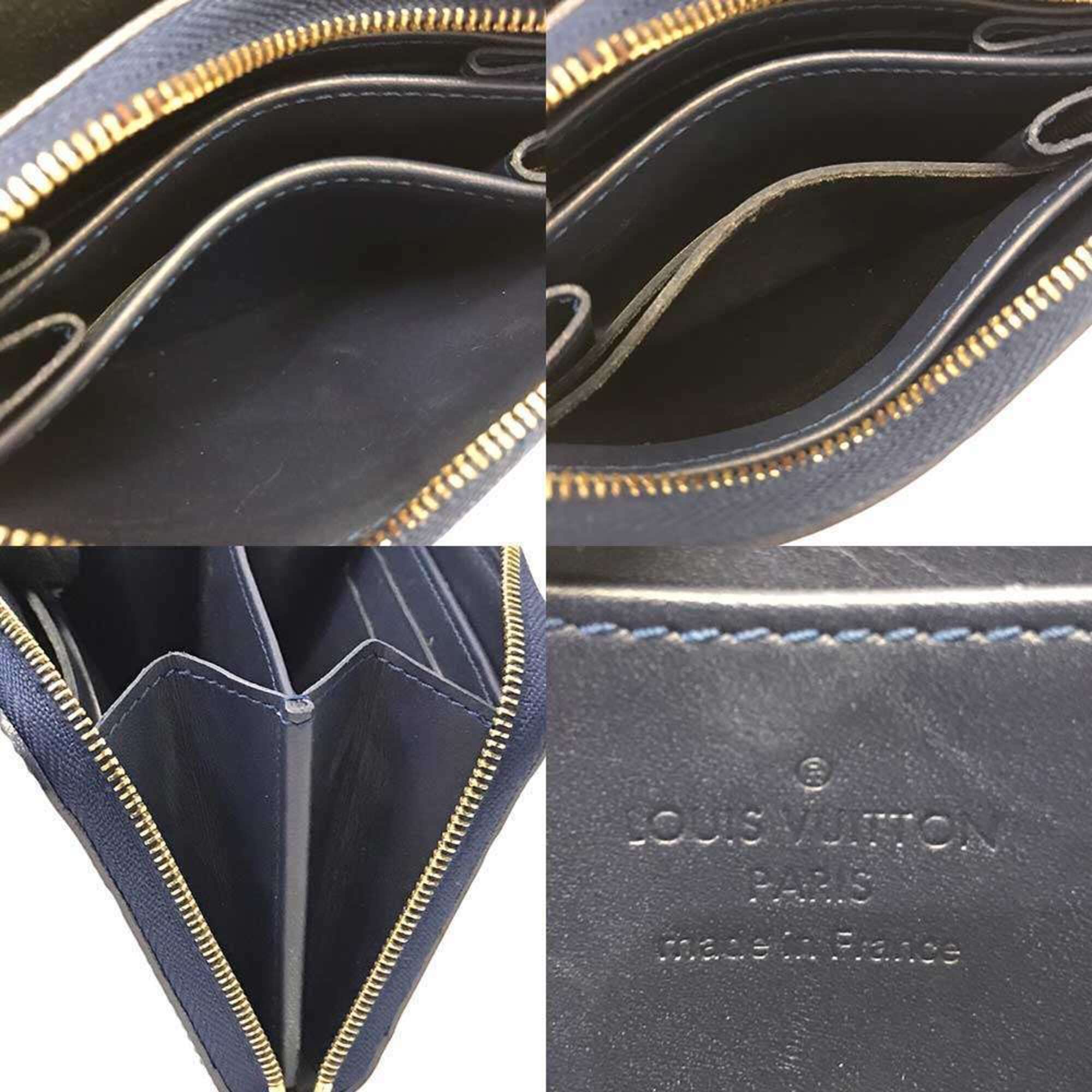 Louis Vuitton Vernis Grand Blue Vernis Coin Purse/Coin Case (Pre-Owned)
