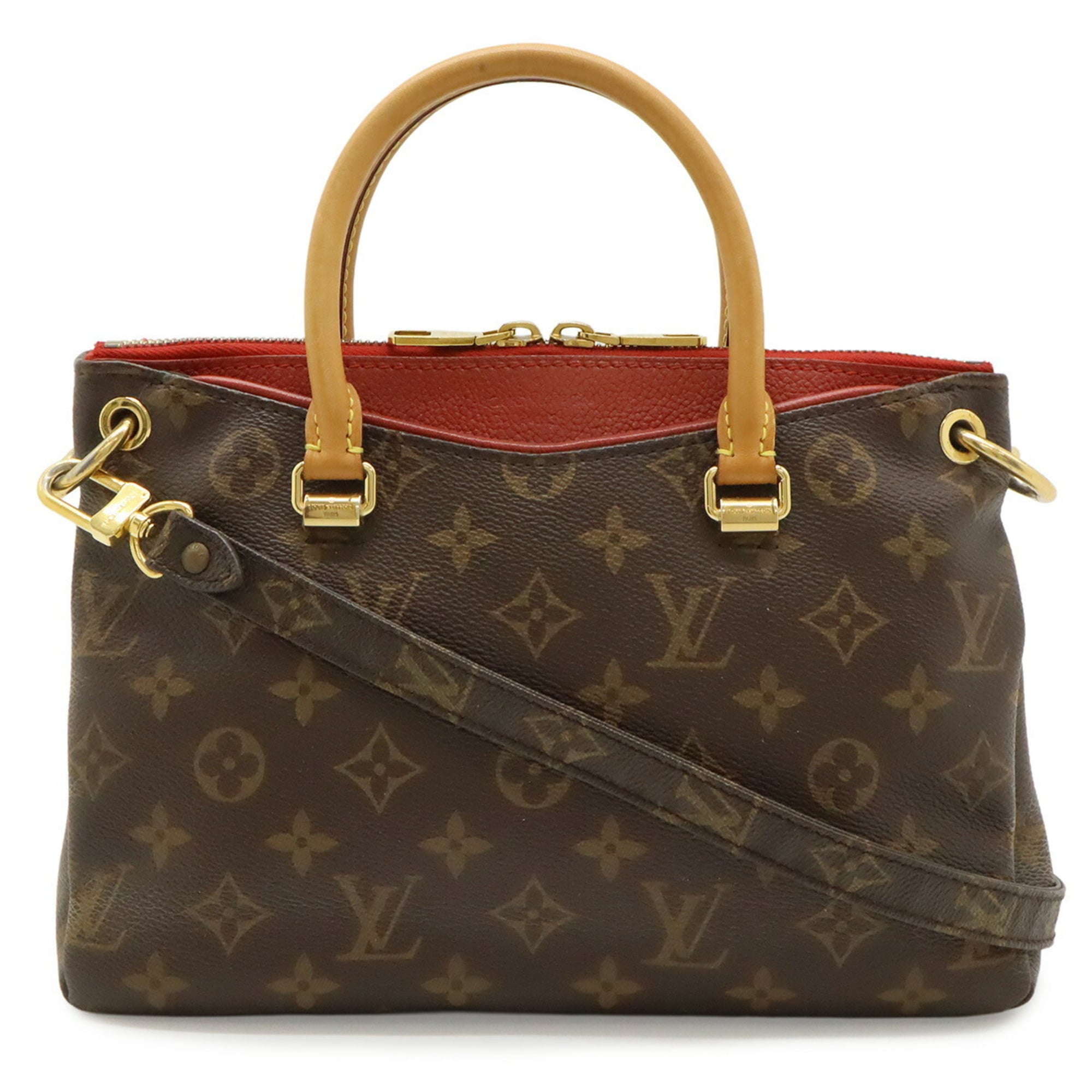 Louis Vuitton Cerise Monogram Canvas Pvc Coated Canvas Leather Handbag Shoulder Bag (Pre-Owned)
