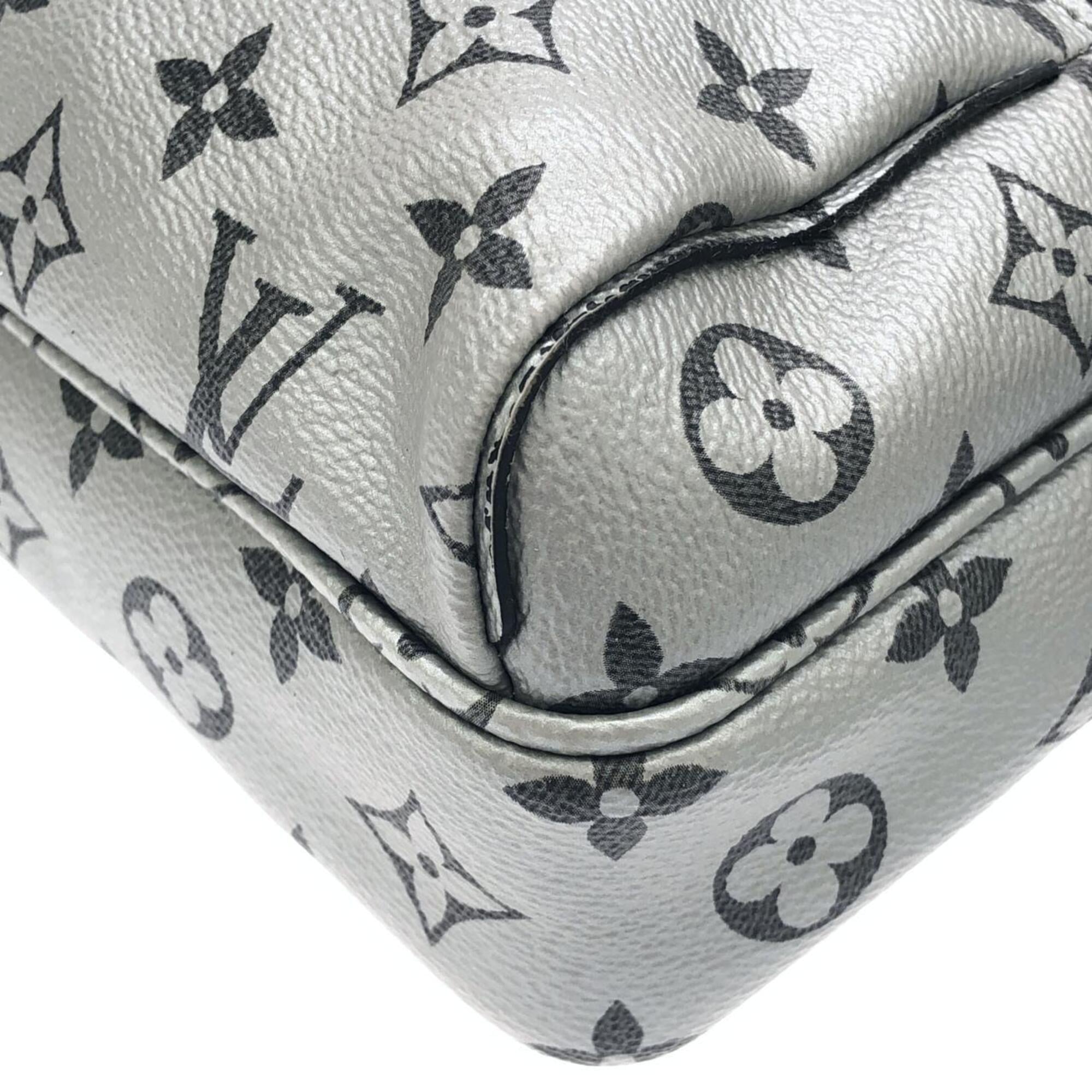 Louis Vuitton Monogram Silver Coated Canvas Shoulder Bag (Pre-Owned)
