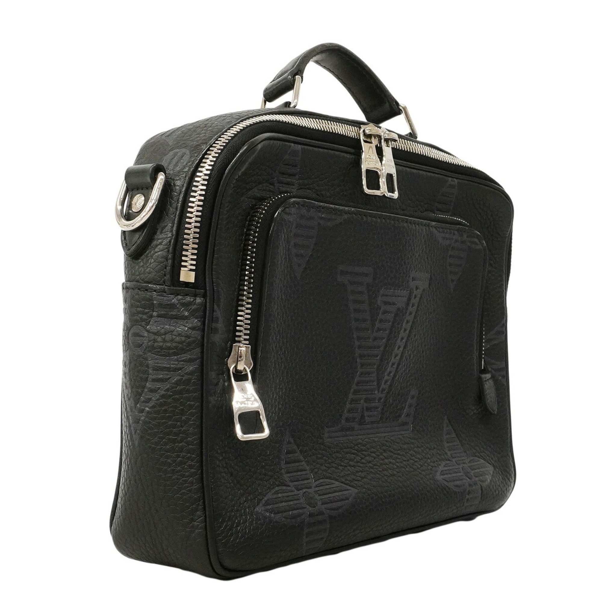 Louis Vuitton Noir Handbag (Pre-Owned)