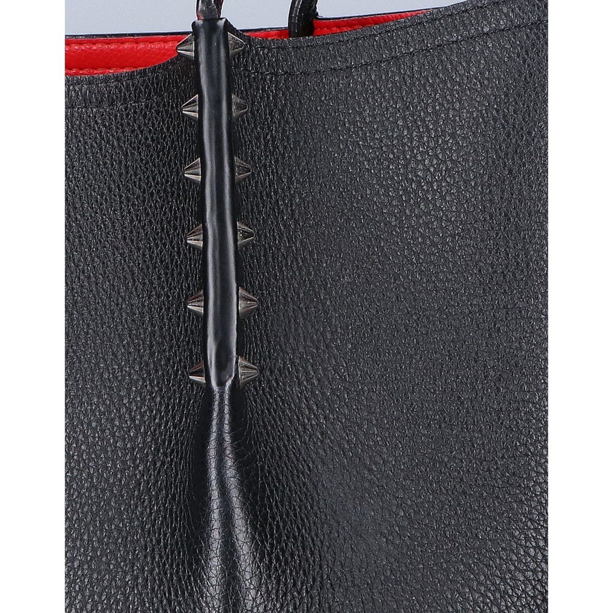 Christian Louboutin Black Leather Tote Bag (Pre-Owned)