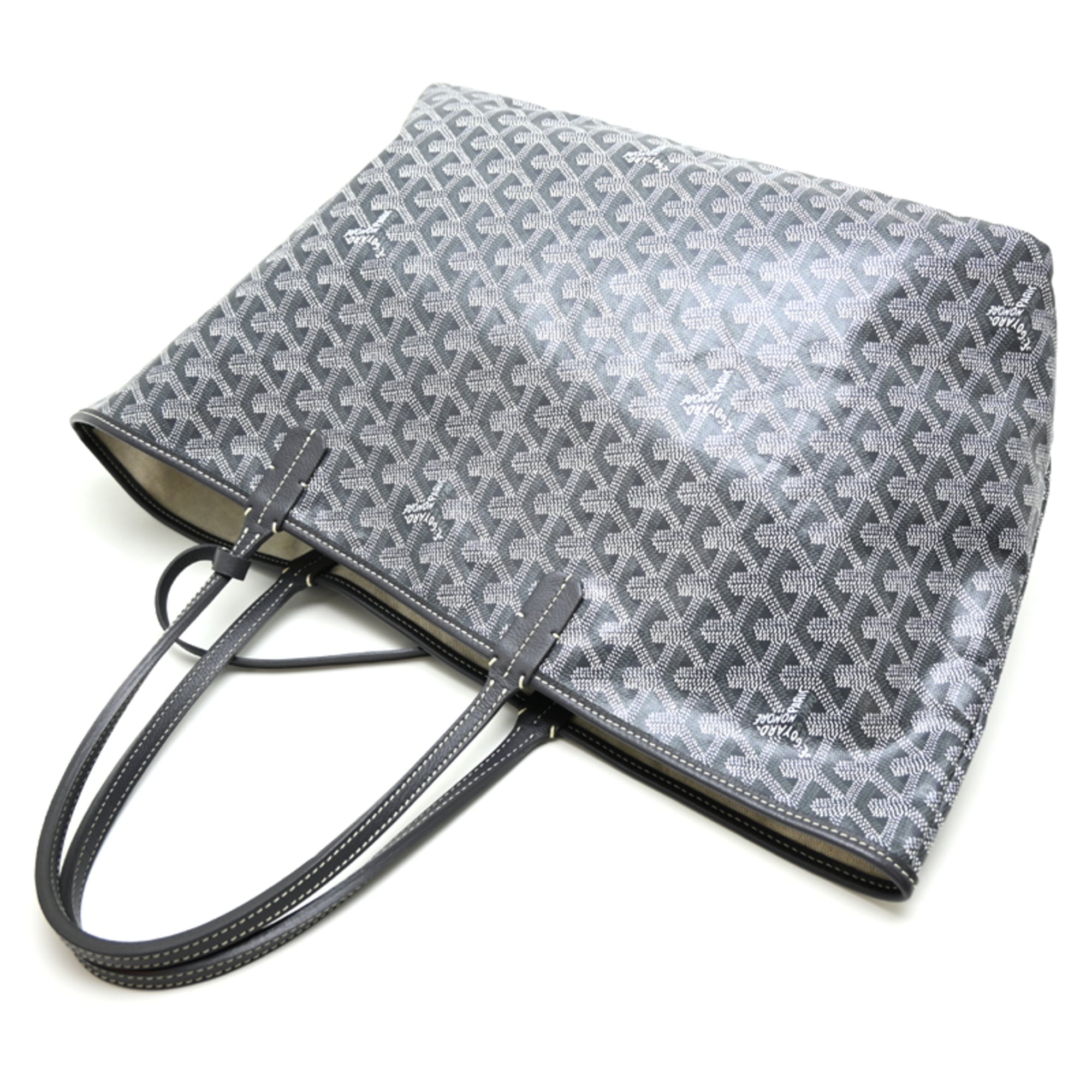 Goyard Gray Canvas Tote Bag (Pre-Owned)