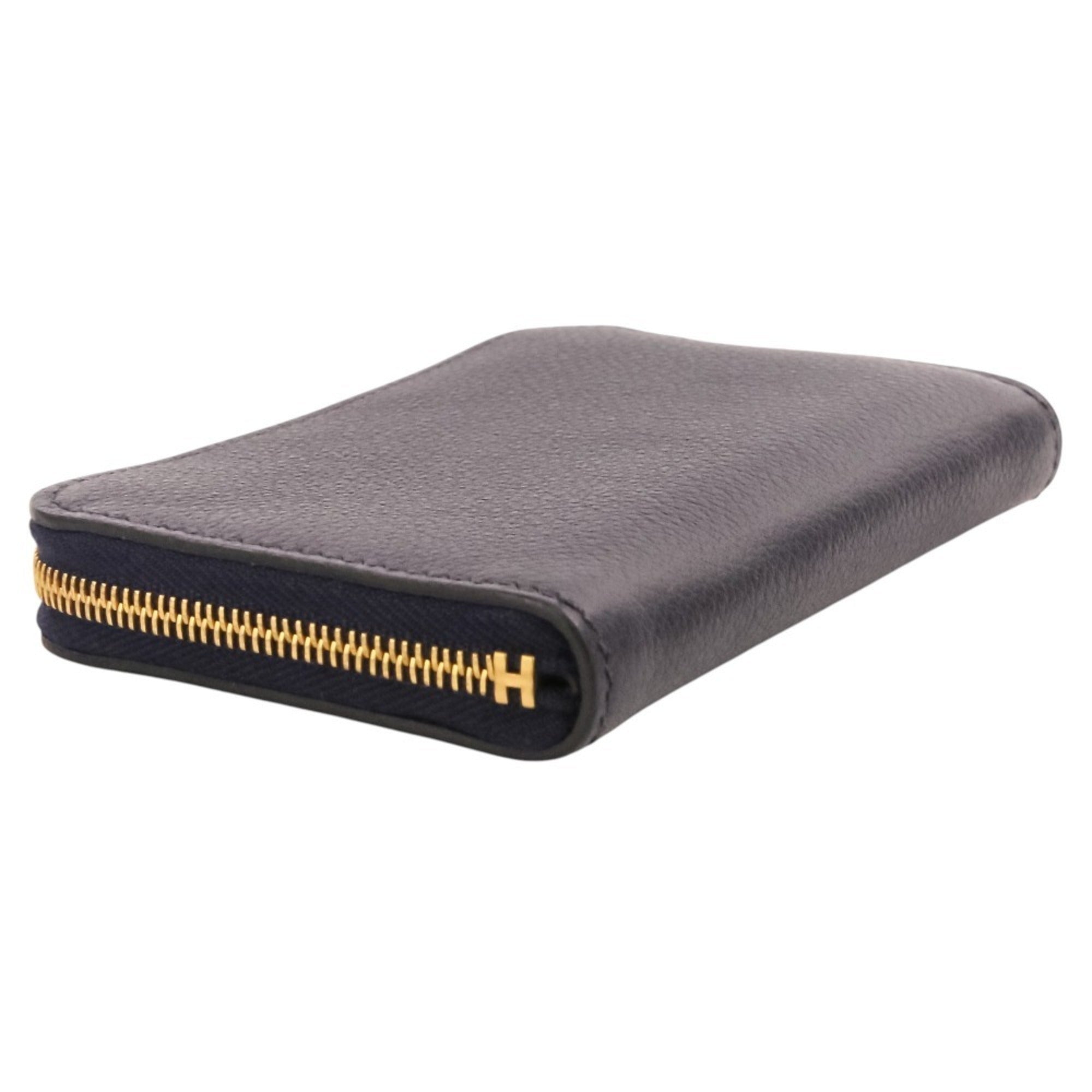 Hermes Blue Nuit Coin Purse/Coin Case (Pre-Owned)