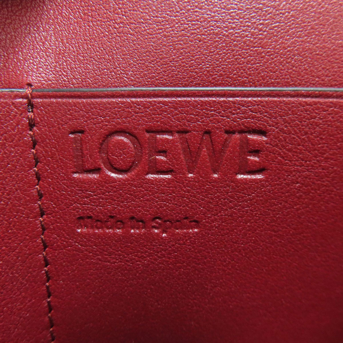 Loewe Brown Leather Wallet (Tri-Fold) (Pre-Owned)