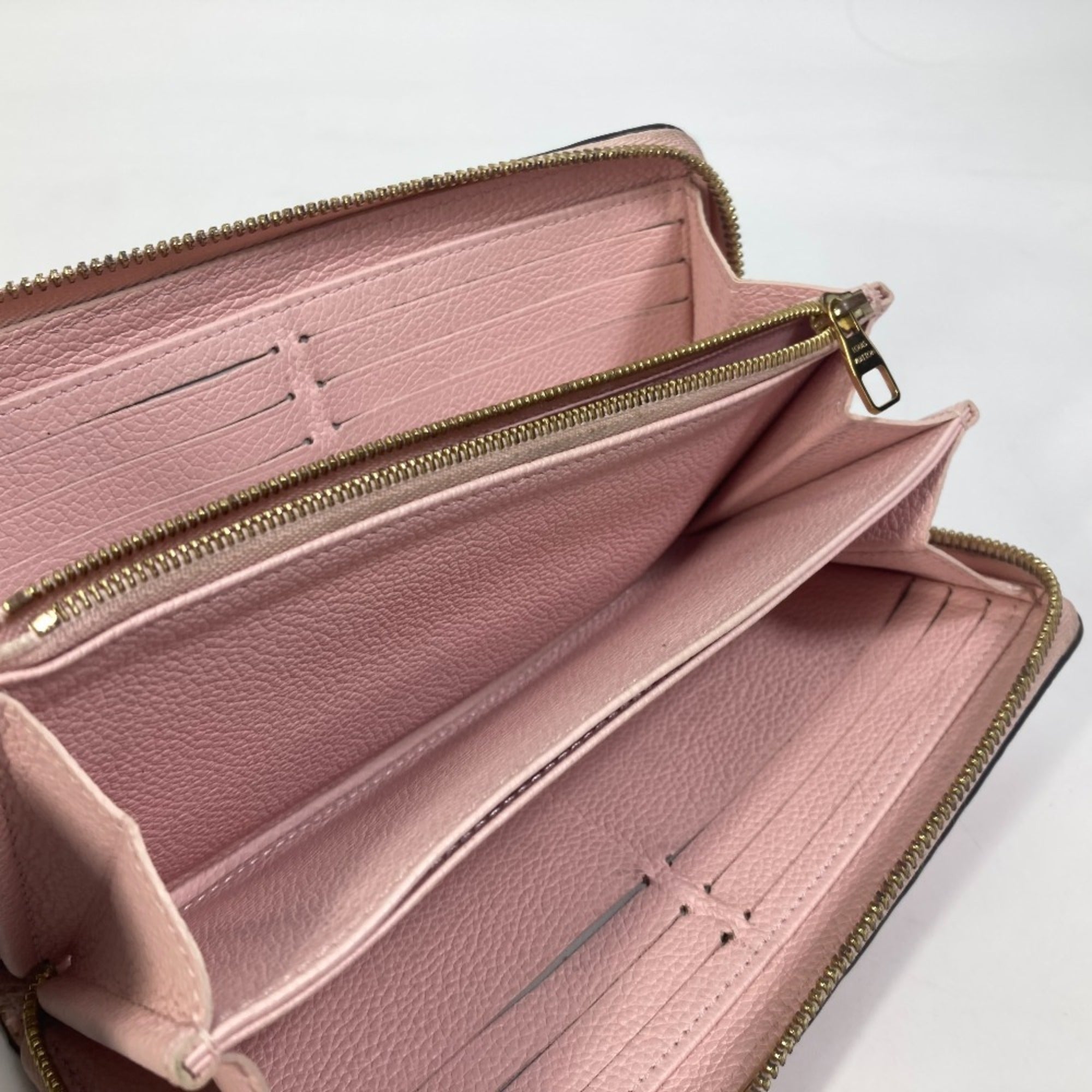 Louis Vuitton Monogram Empreinte Pink Monogram Empreinte Long Wallet (Bi-Fold) (Pre-Owned)