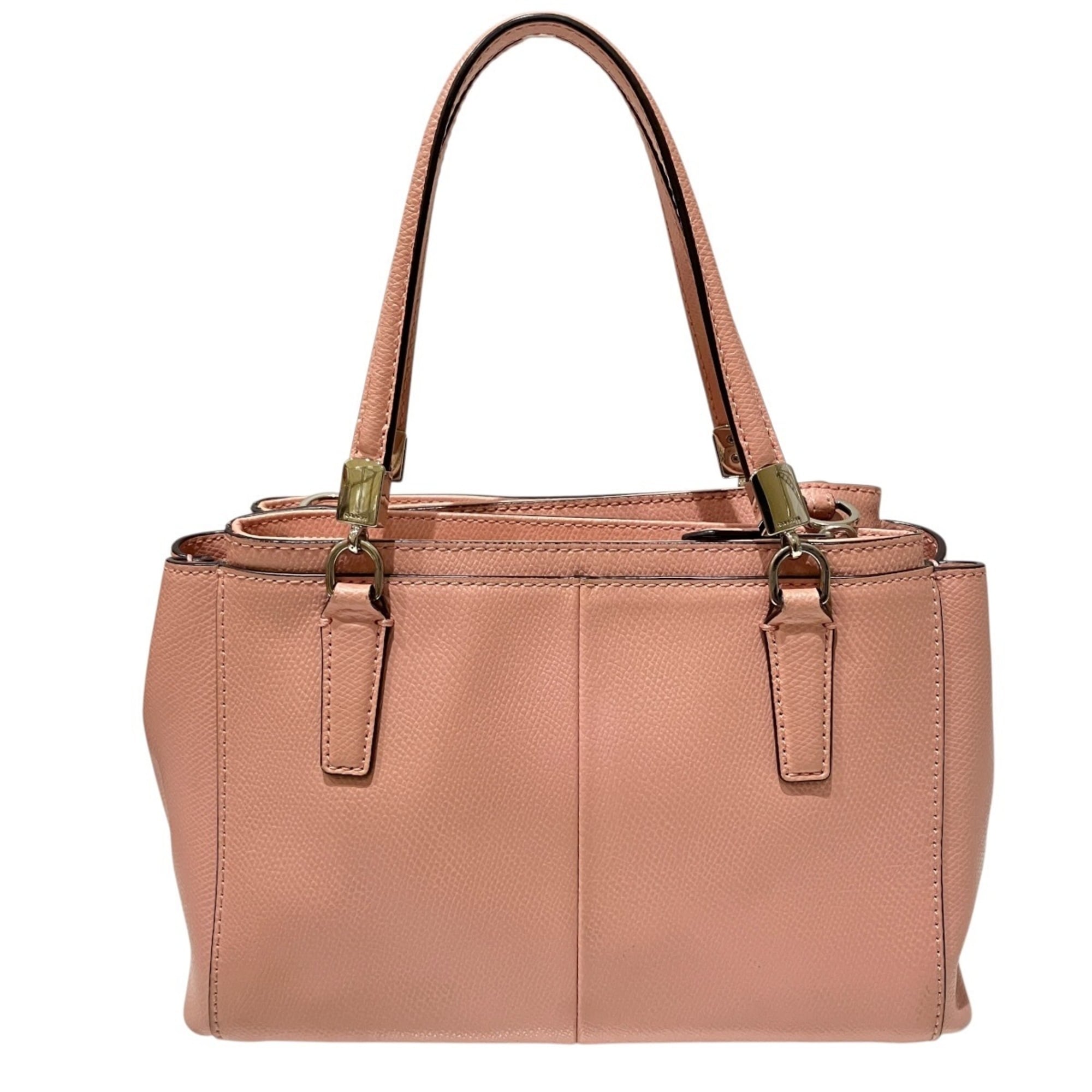 Coach Pink Leather Handbag (Pre-Owned)