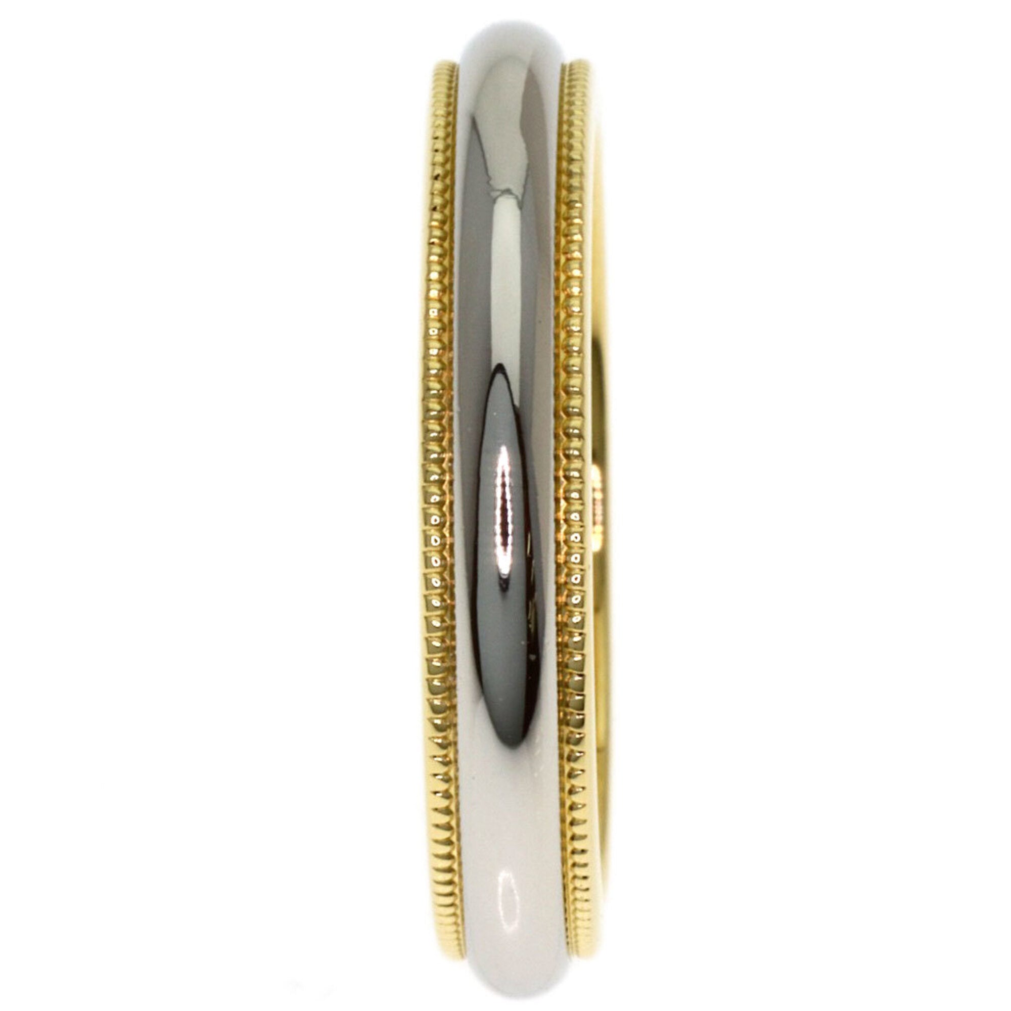 Tiffany Platinum Yellow Gold Yellow Gold (18K) Platinum 950 Band Ring (Pre-Owned)