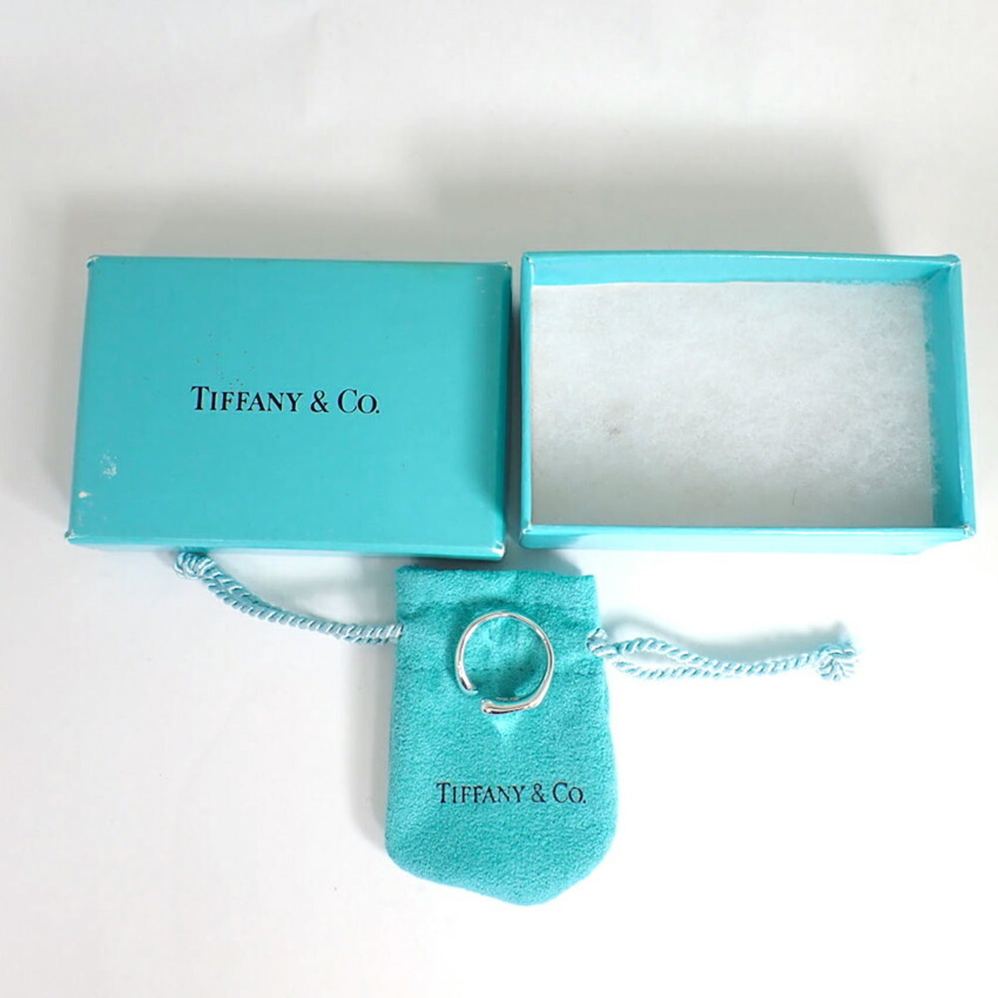 Tiffany Sterling Silver 925 Band Ring (Pre-Owned)