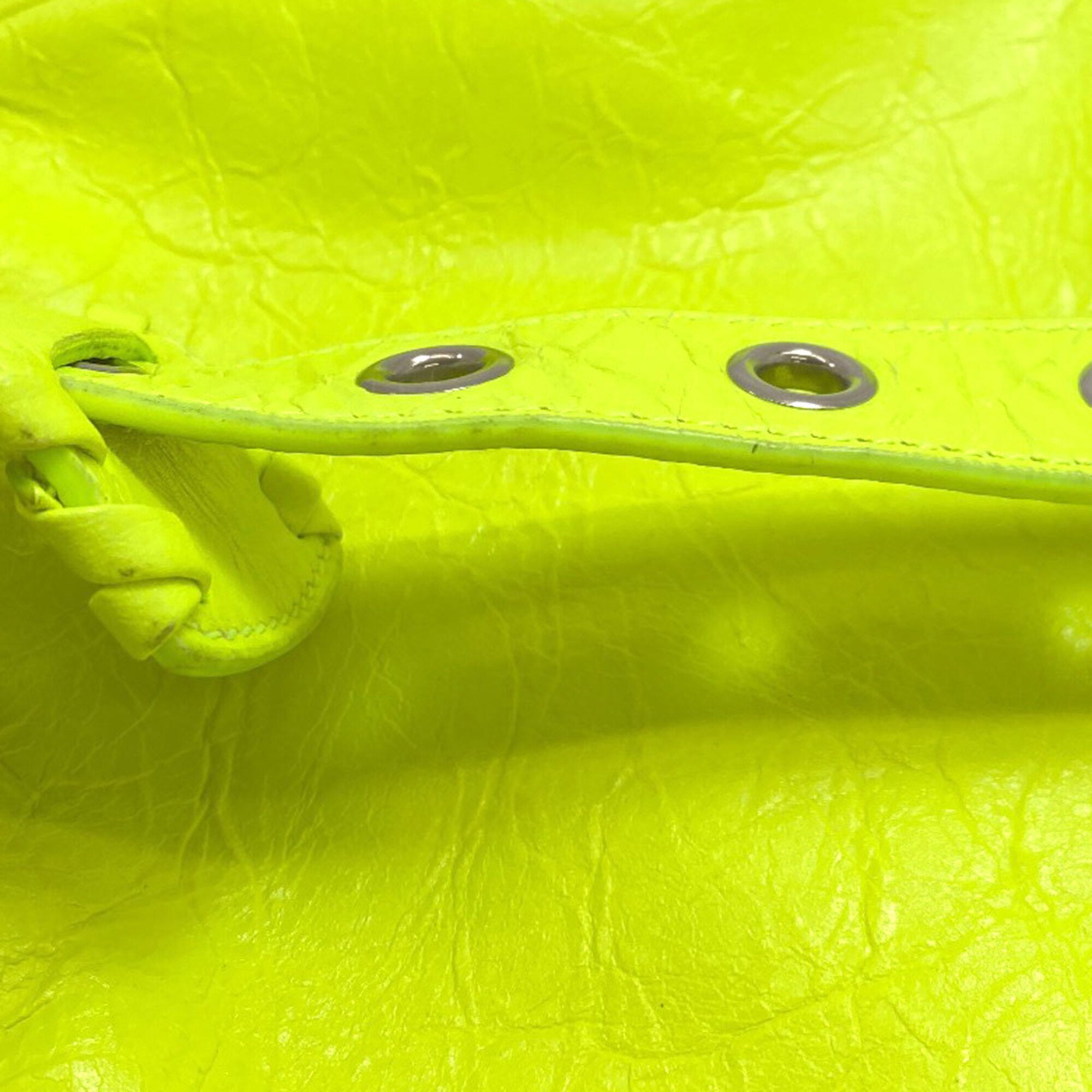 Balenciaga Yellow Pouch Shoulder Bag (Pre-Owned)