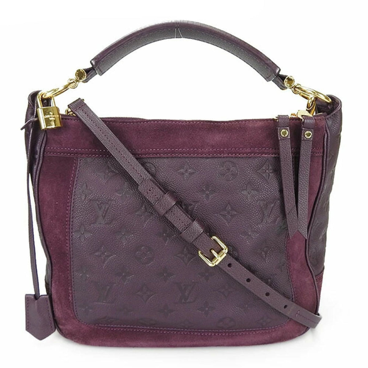 Louis Vuitton Monogram Empreinte Purple Monogram Empreinte Handbag Shoulder Bag (Pre-Owned)